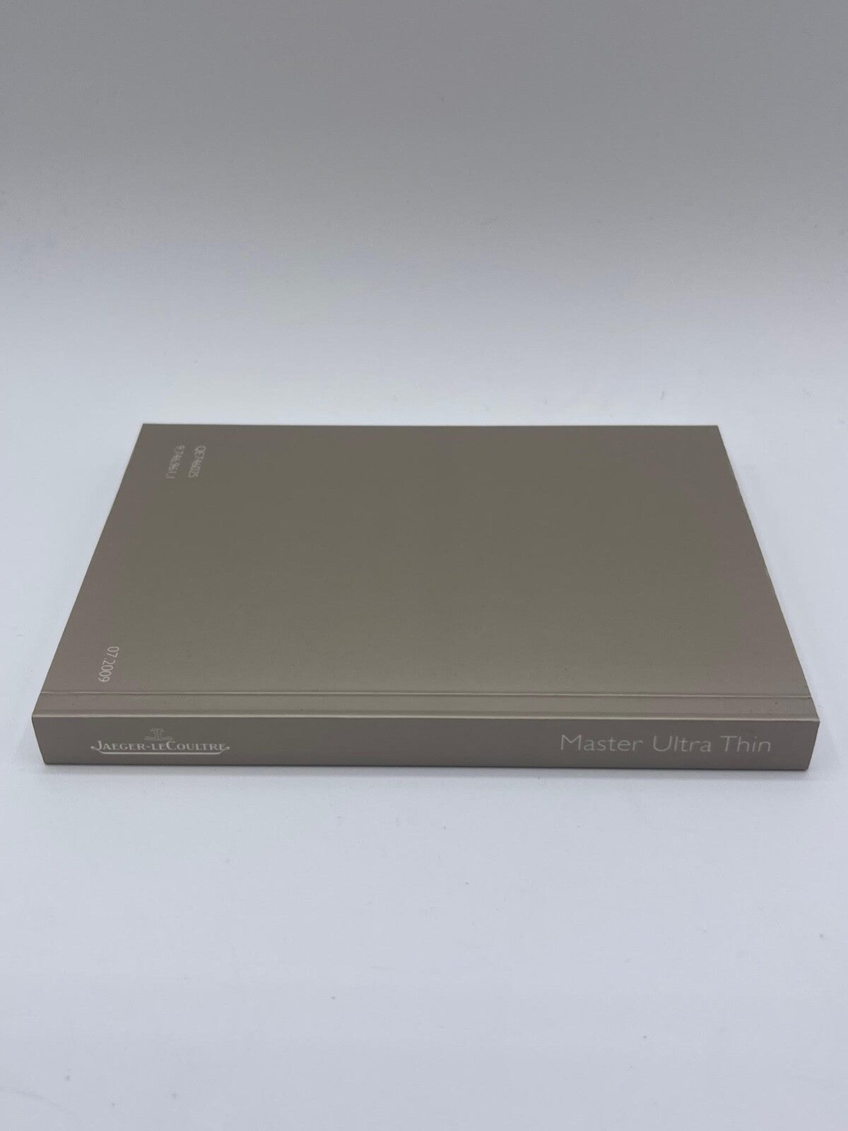 Jaeger LeCoultre Master Ultra Thin libretto istruzioni instructions booklet 2009