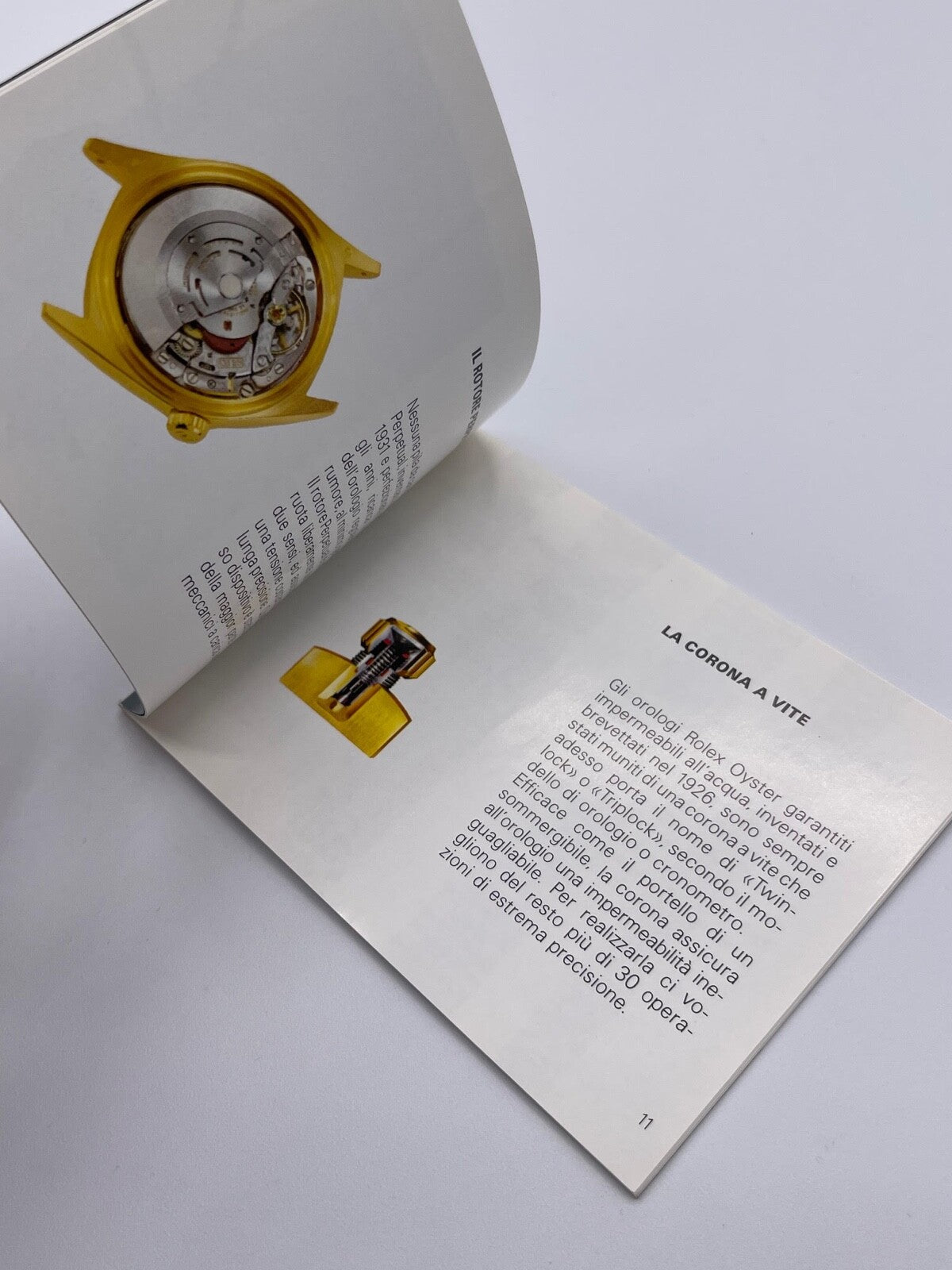 Rolex libretto corredo orologio "il vostro Rolex Oyster" italiano 1980 - 2008