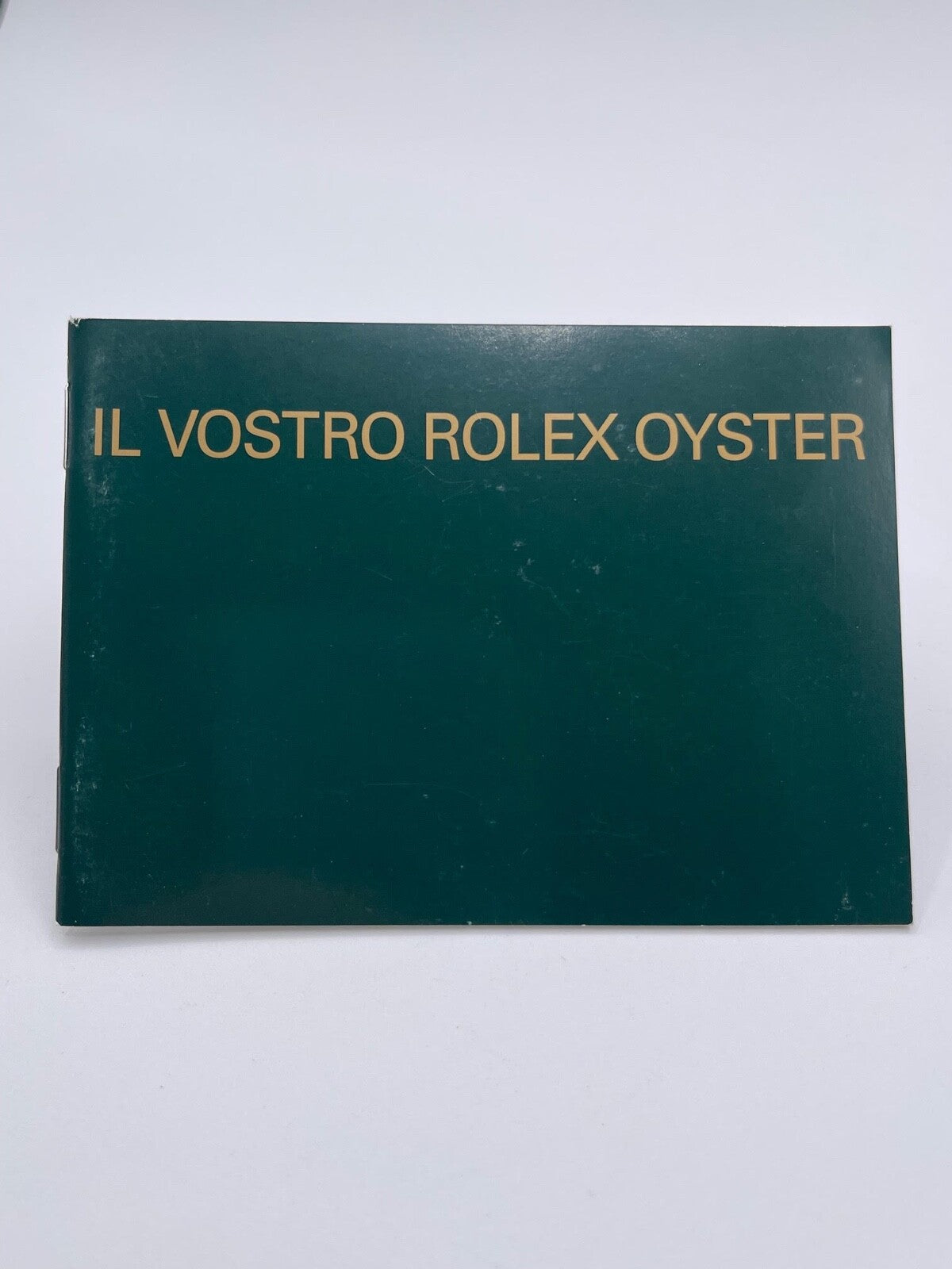 Rolex libretto corredo orologio "il vostro Rolex Oyster" italiano 1980 - 2008