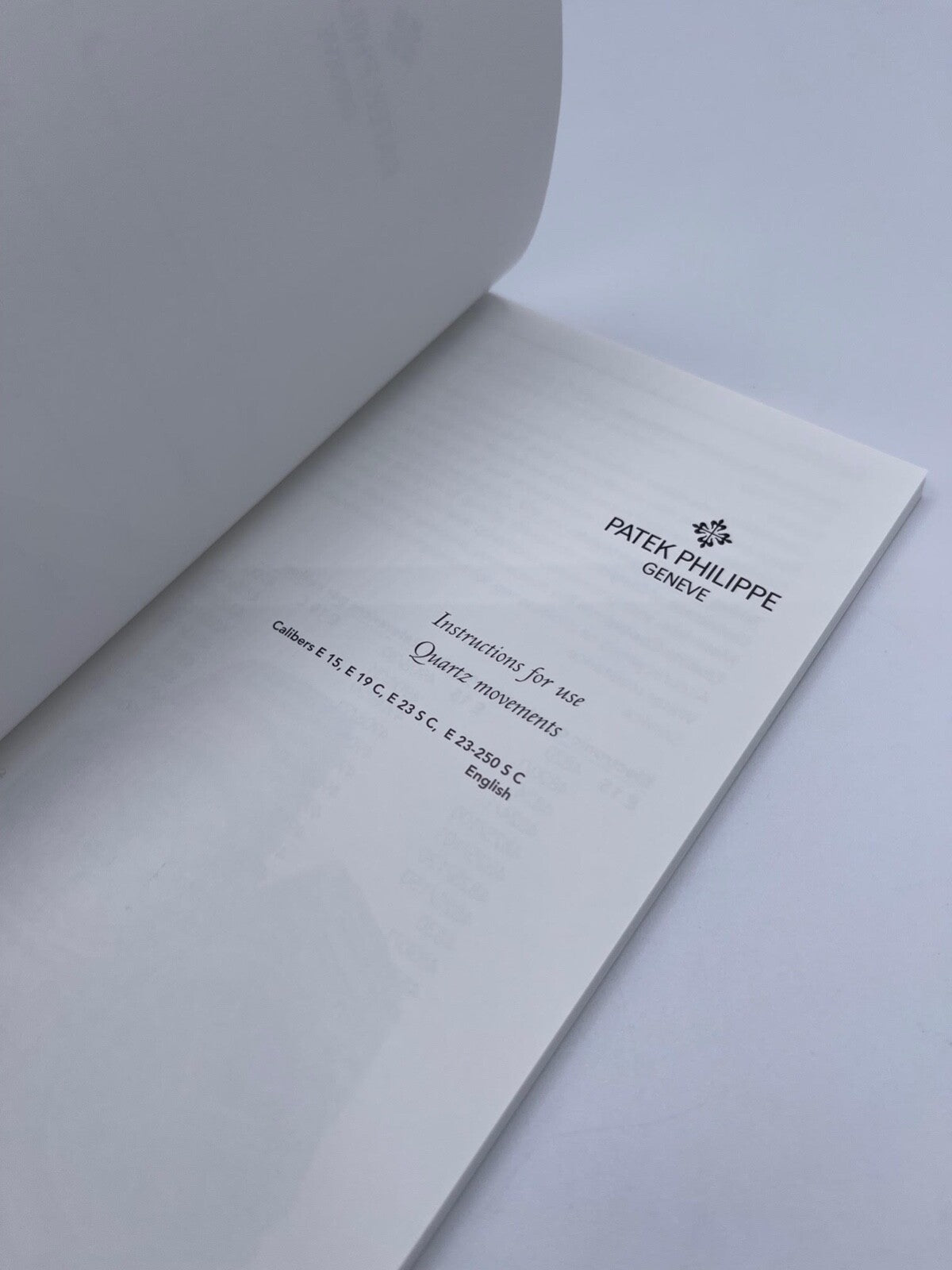 Patek Philippe Nautilus Aquanaut Calatrava libretto quarzo quartz booklet 2012