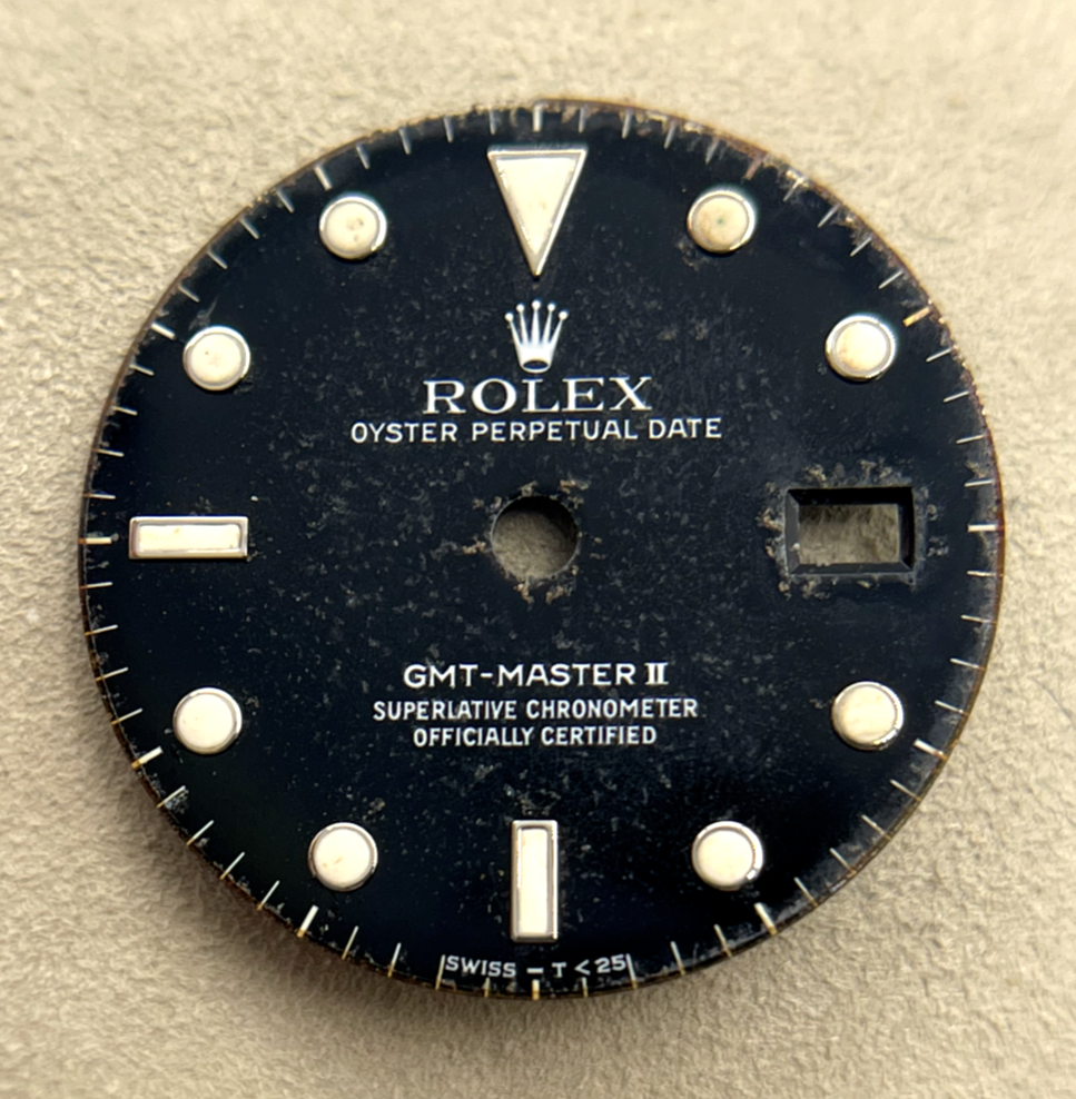Rolex Gmt-Master II 16710 16760 quadrante dial nero "Swiss T 25 " cal 3085
