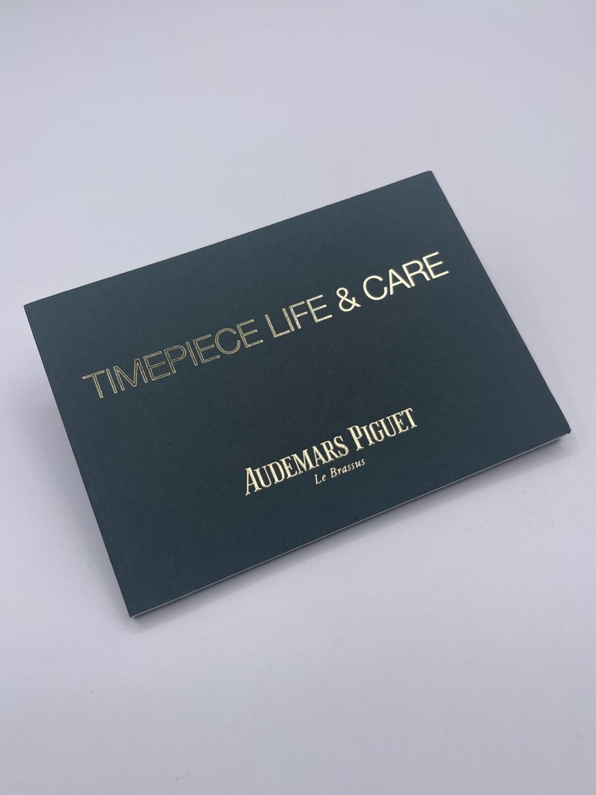 Audemars Piguet libretto "timepiece life & care" booklet russo anno 2013