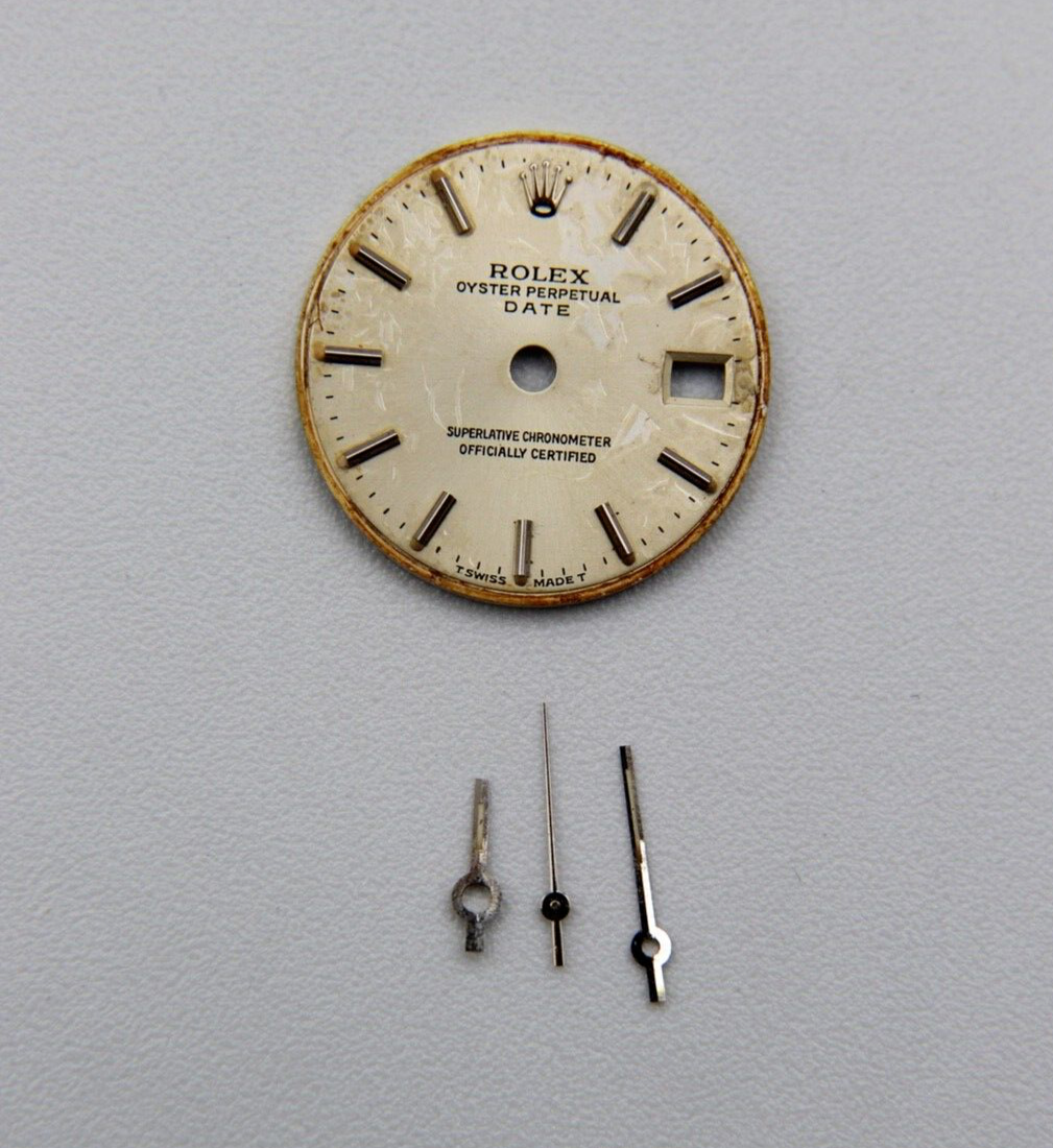 Rolex Oyster Perpetual Date 26mm quadrante dial "T swiss made T"+ lancette hands