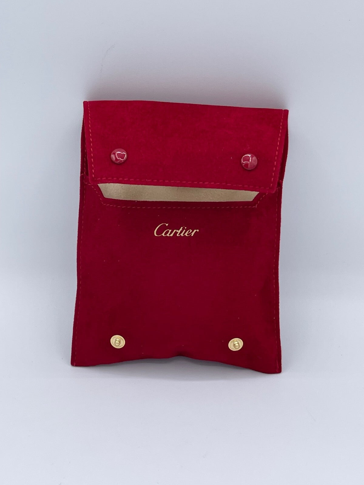 Cartier pochette da viaggio travel box clutch rosso red new