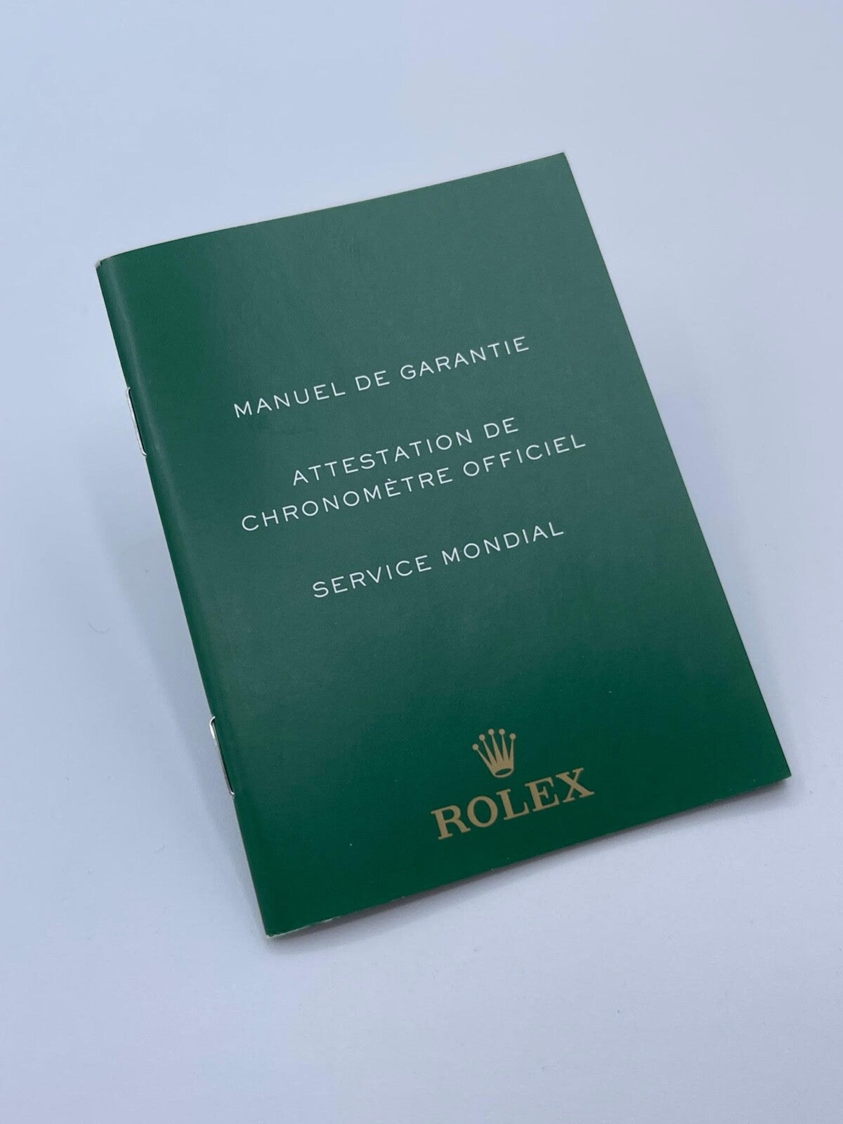 Rolex libretto COSC garanzia warranty booklet service 563.81