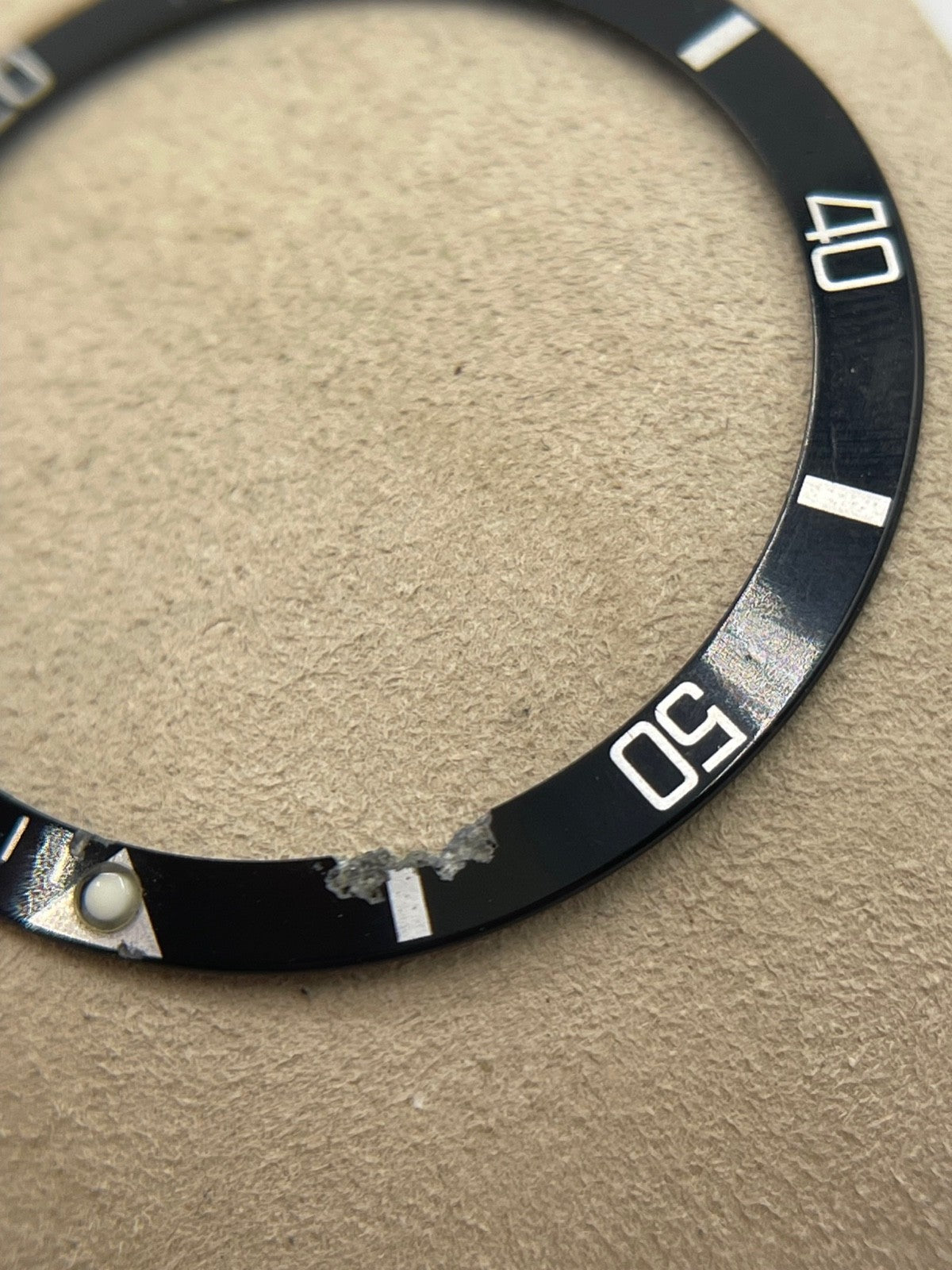 Rolex Submariner 1680 5512 5513 Sea-Dweller 1665 inserto nero black insert