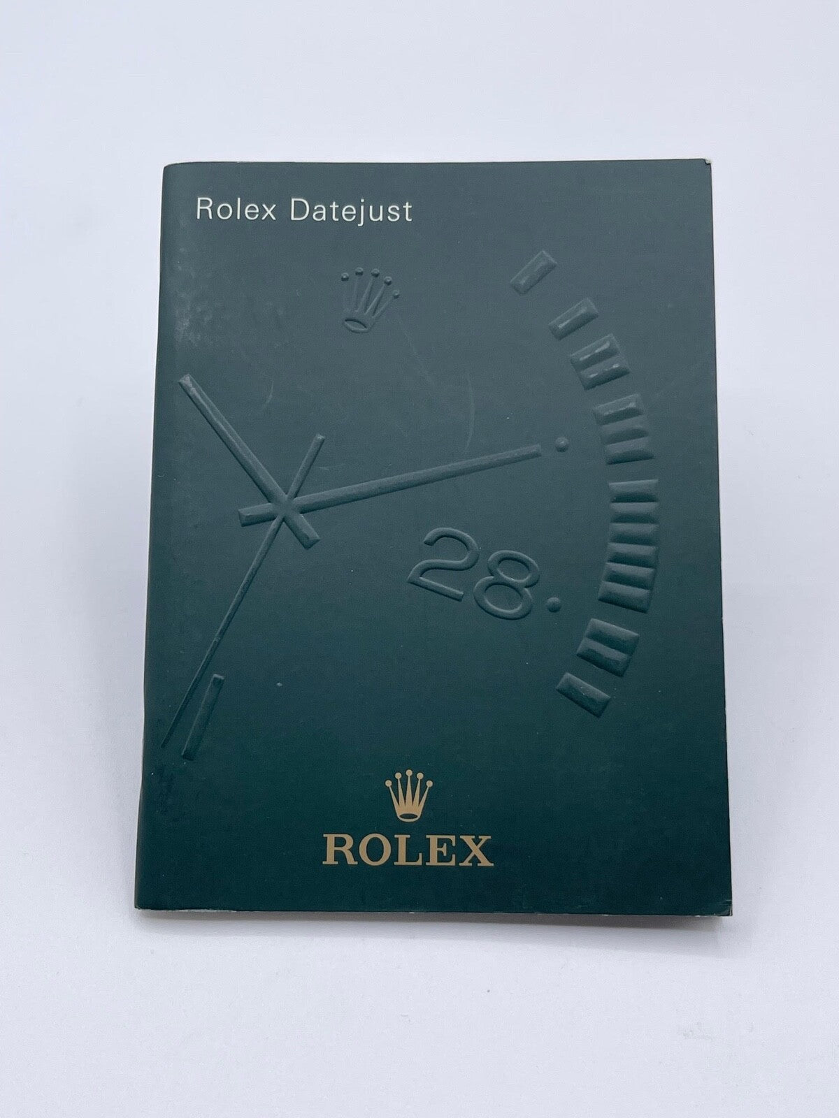 Rolex Datejust libretto corredo orologio watch booklet inglese ( 2001 - 2011 )