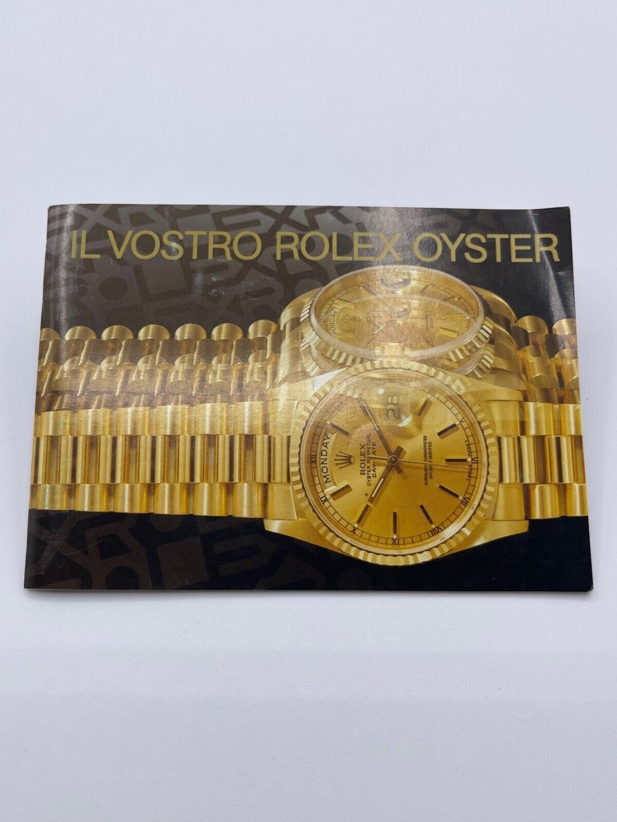 Rolex libretto corredo orologio "il vostro Rolex Oyster" italiano 1980 - 2008