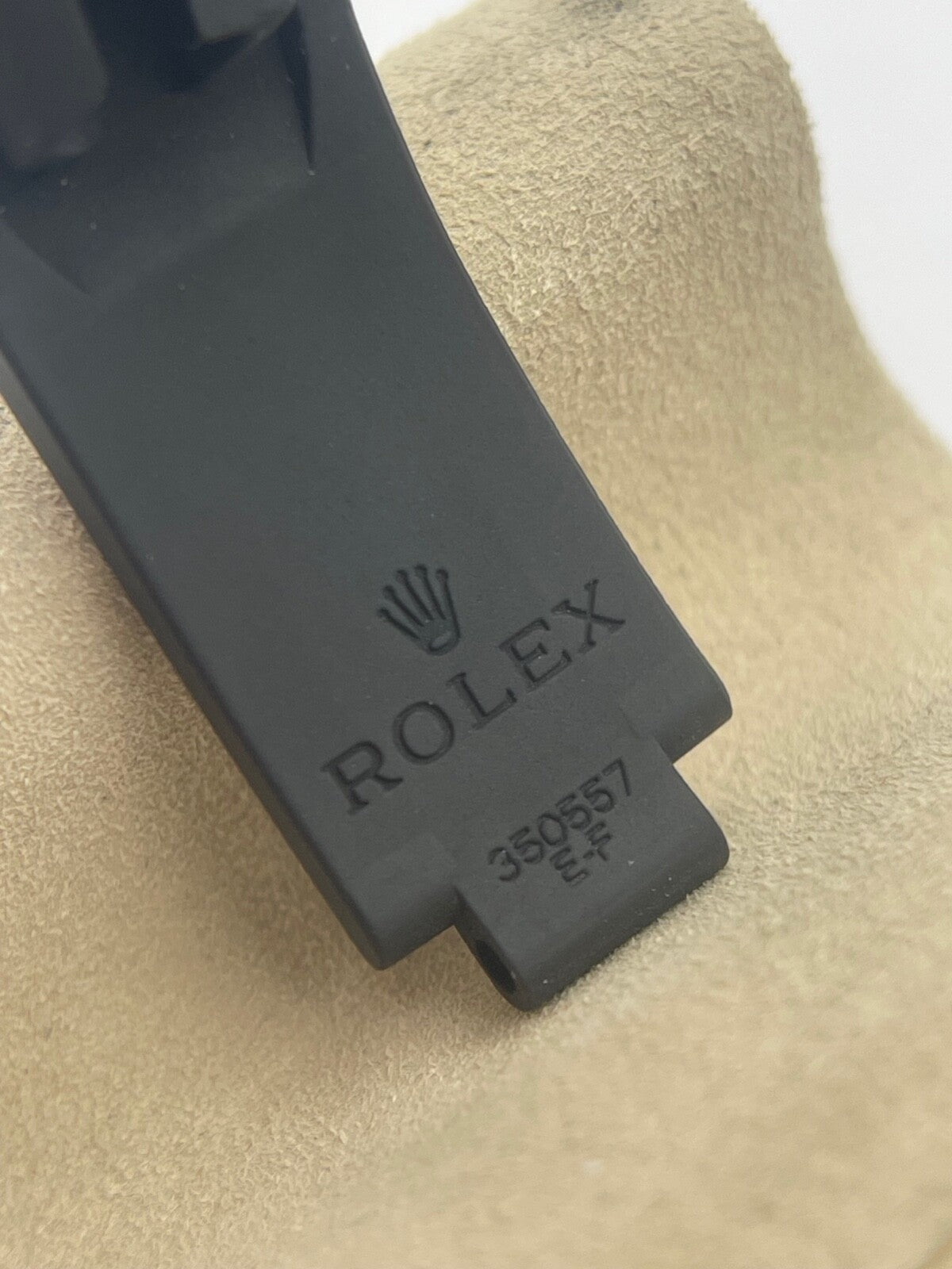 Rolex Yacht Master 37 cinturino orologio gomma oysterflex strap 350557 E-F