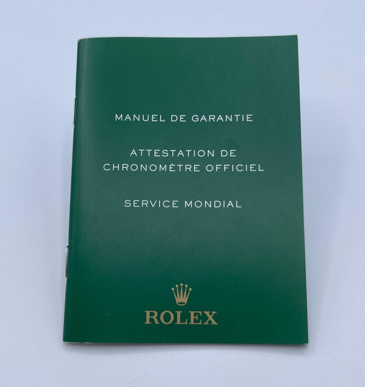 Rolex libretto COSC garanzia warranty booklet service 563.81