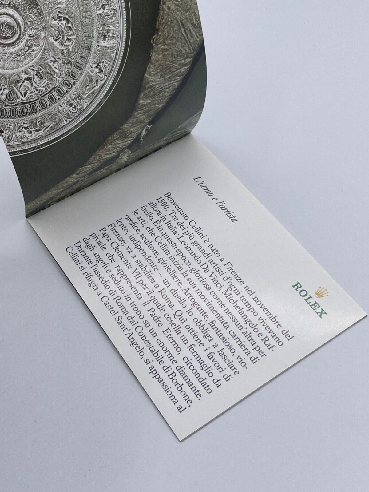 Rolex Cellini libretto corredo orologio italiano originale ( 1991 - 2015 )