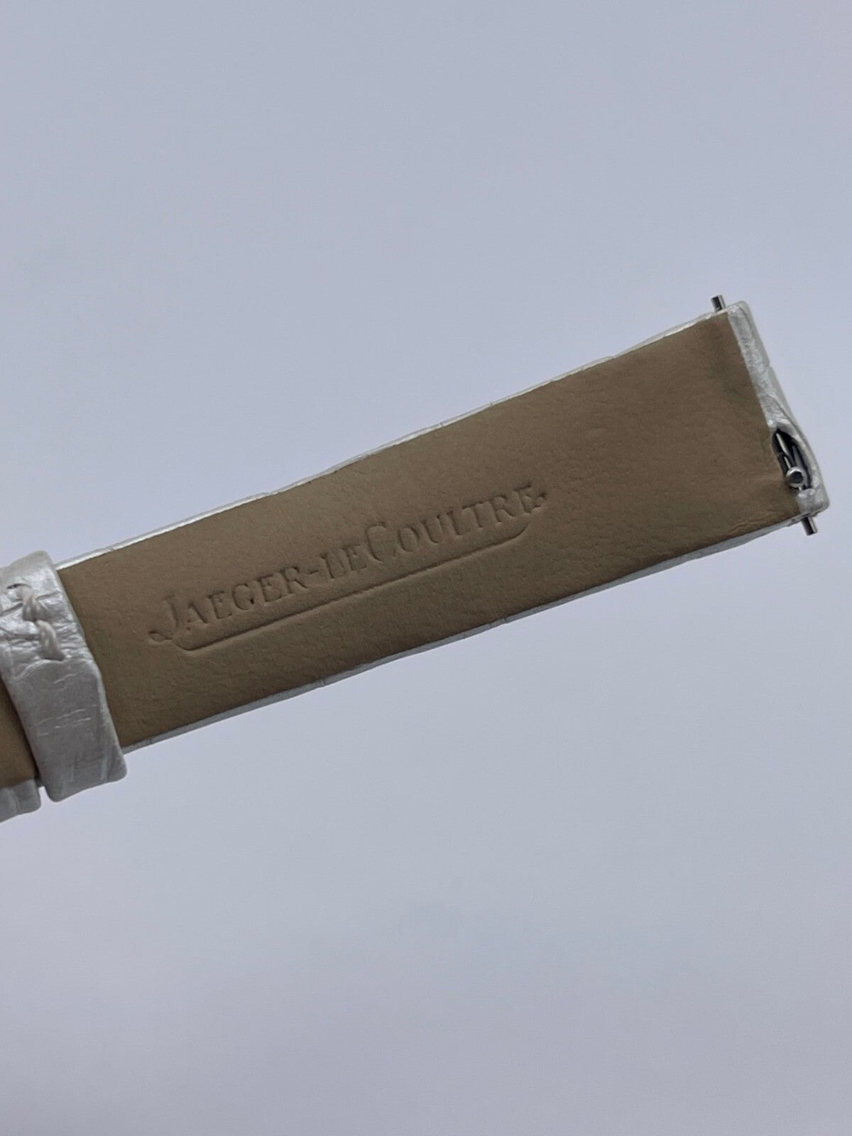 Jaeger Le-Coultre Reverso cinturino orologio watch strap alligatore silver 14/12
