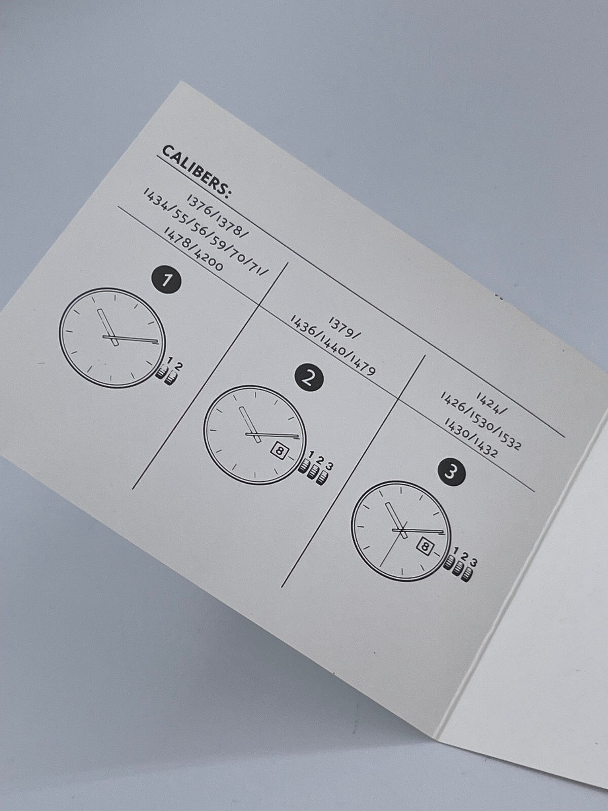 Omega libretto booklet "operating instructions" 1998