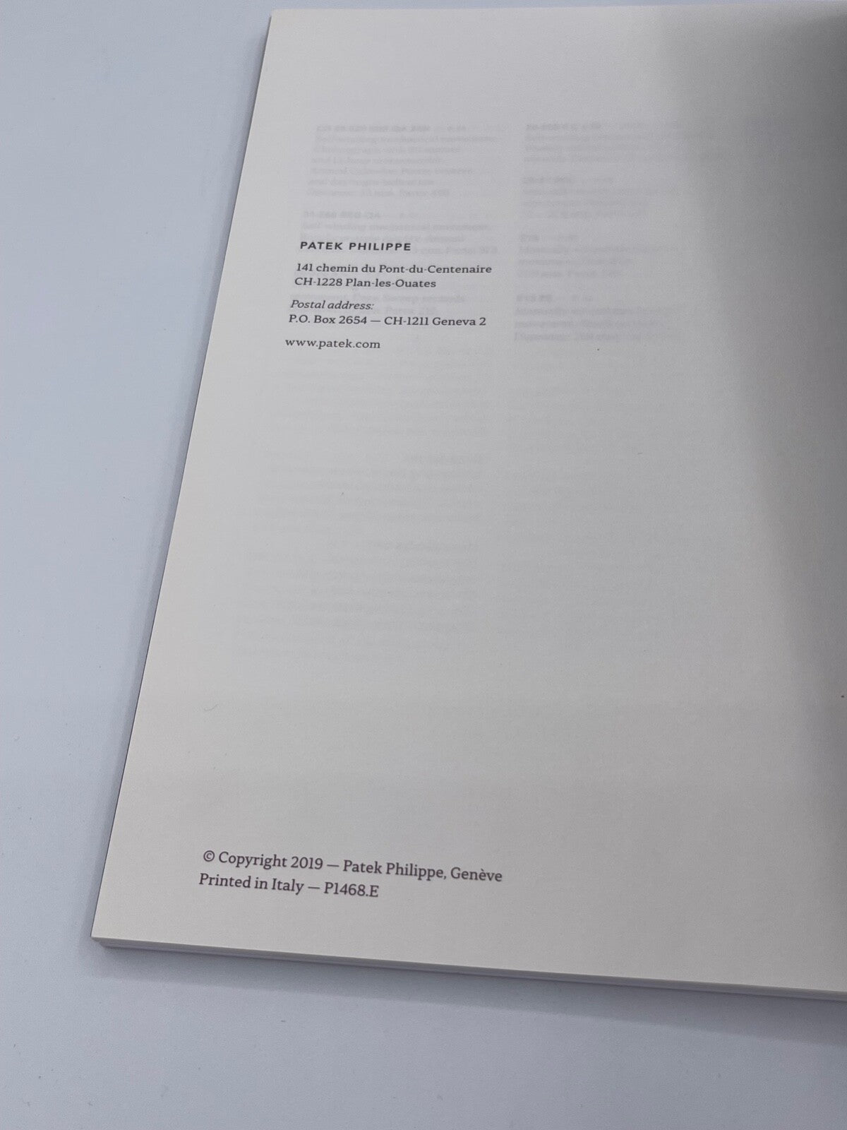 Patek Philippe Nautilus catalogo collezione collection catalogue 2019 inglese