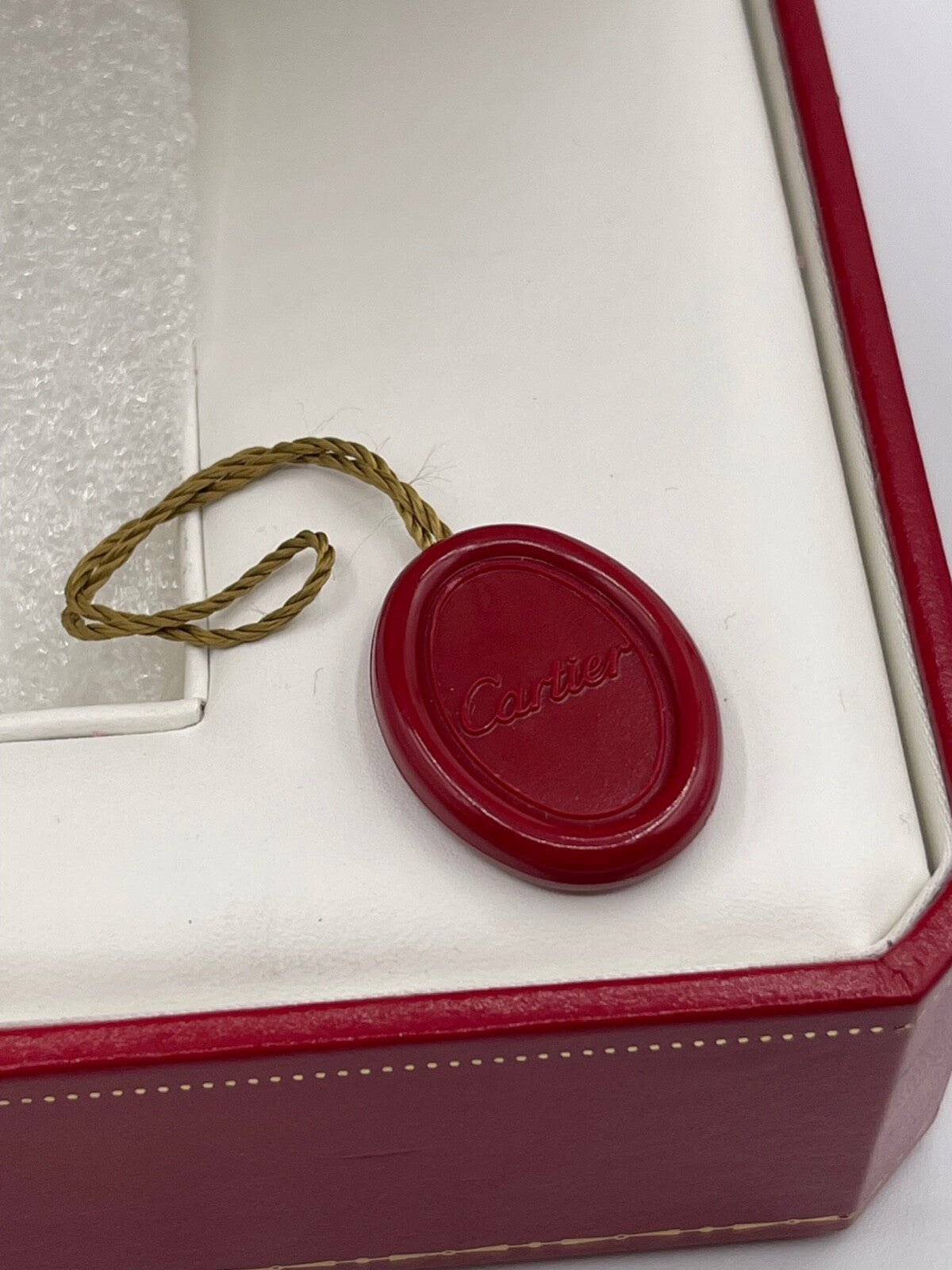 Cartier Santos Must Tank scatola orologio watch box CO 1018 + sigillo seal