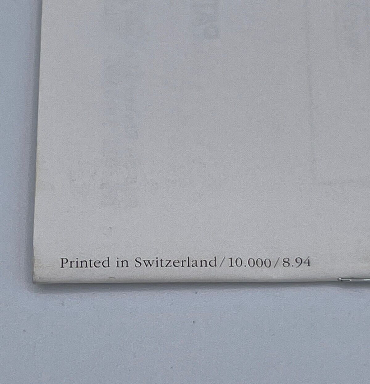 Patek Philippe libretto concessionari ufficiali dealer booklet 1994 francese