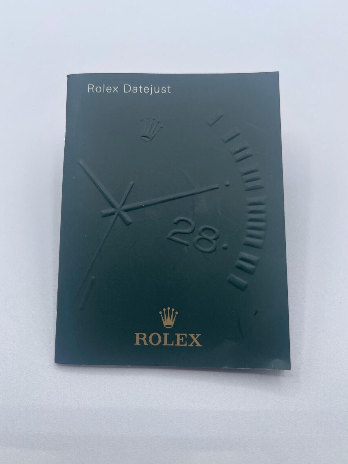 Rolex Datejust libretto corredo orologio watch booklet inglese ( 2001 - 2011 )