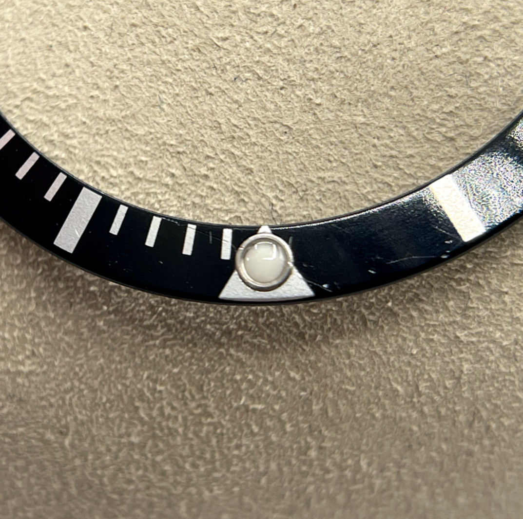 Rolex Submariner 14060M inserto ghiera bezel insert B315-14060-181-A1 luminova