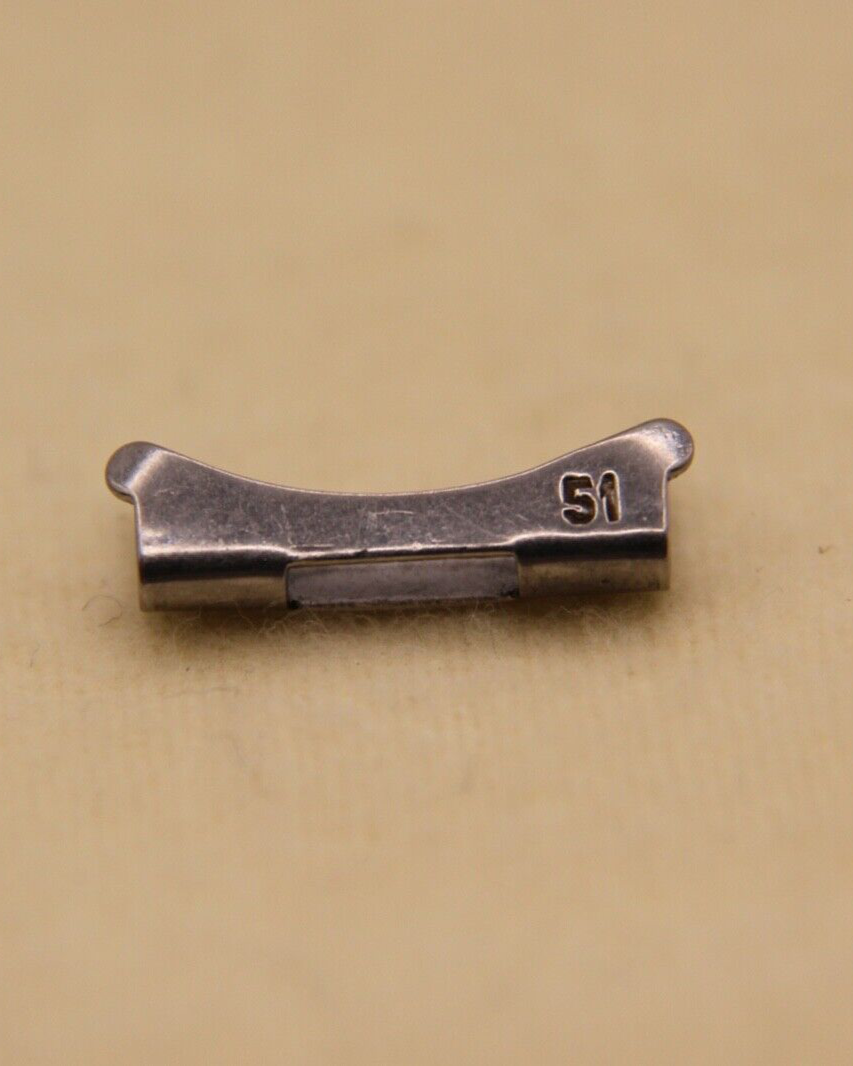 Rolex finale end link 51 acciaio steel 17 mm