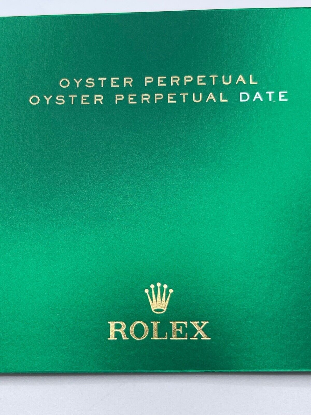 Rolex Oyster Perpetual O.P. Date libretto corredo italiano originale 2009 - 2021