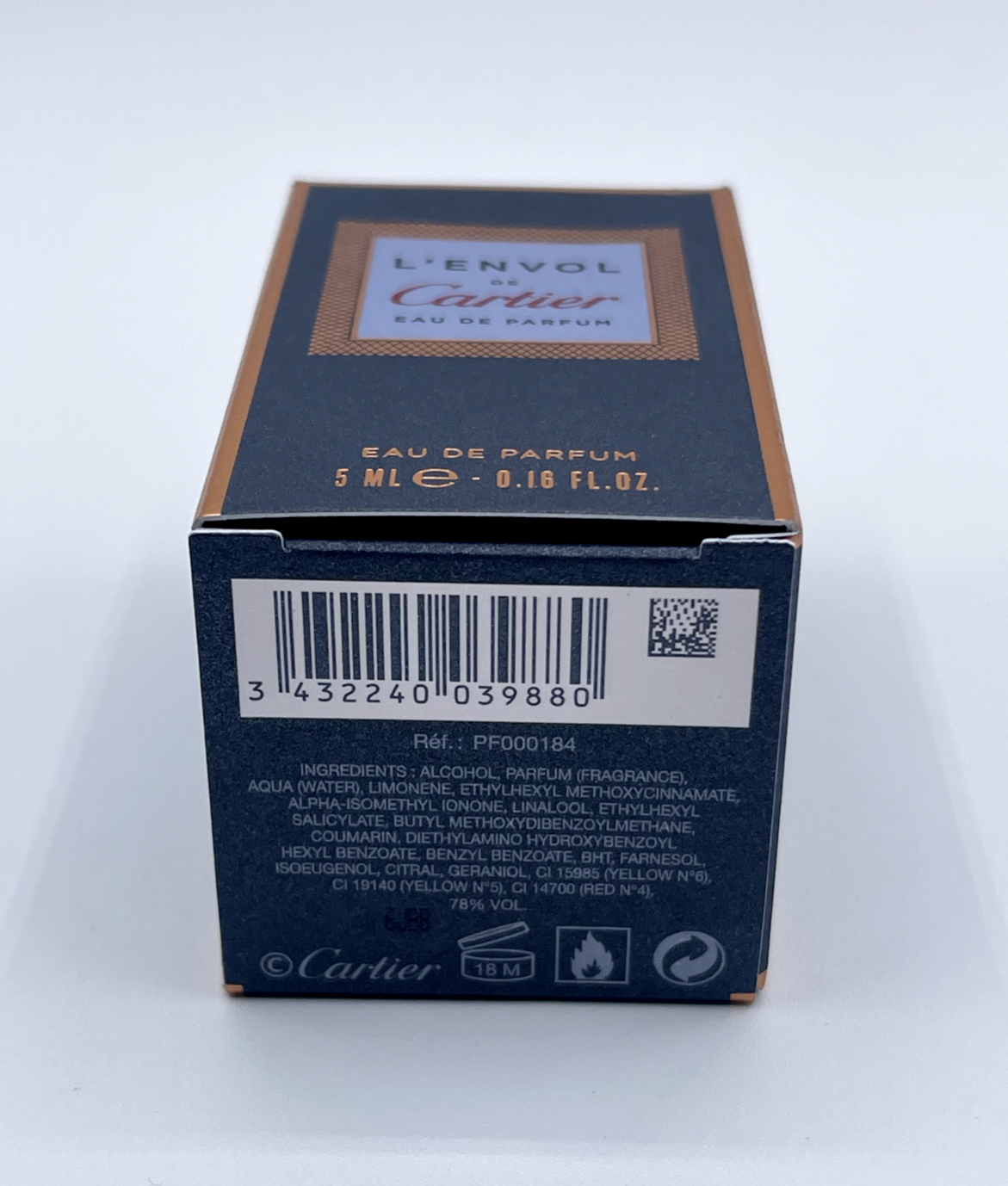 Cartier profumo Envol de Cartier uomo men perfume 5ml eau de parfum