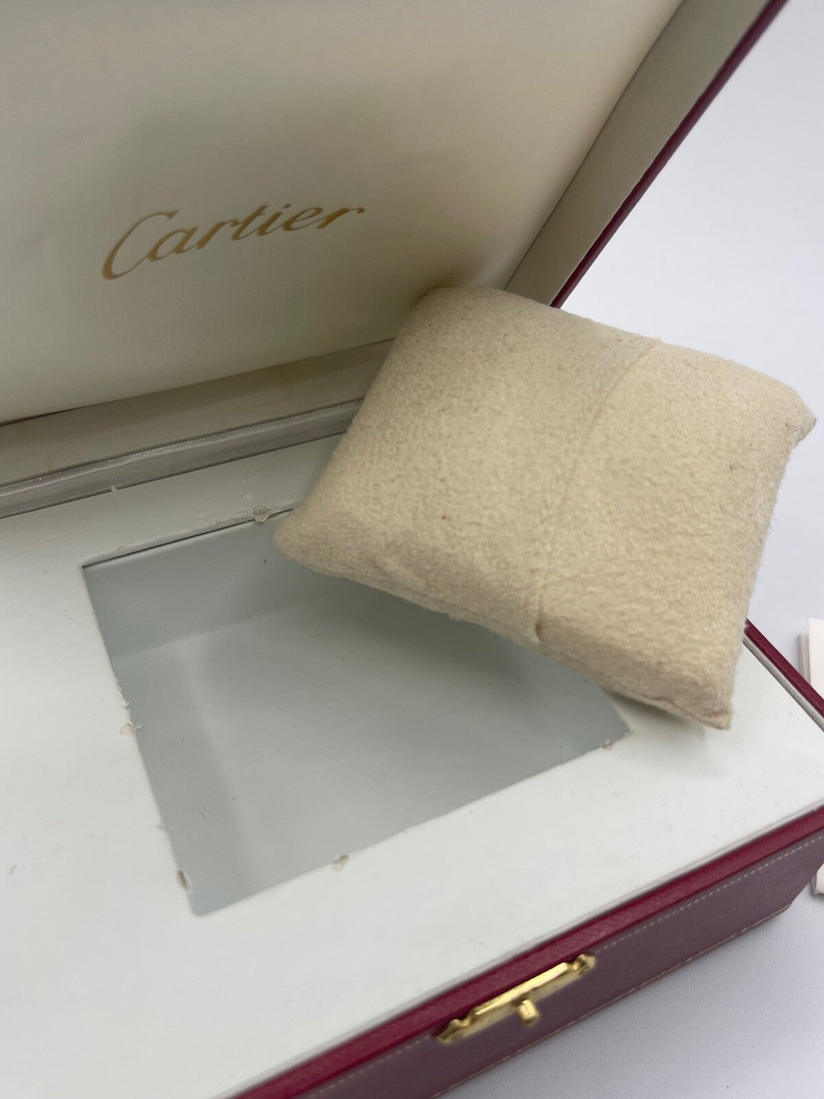 Cartier scatola watch box COWA 0043 + libretto istruzioni instructions booklet