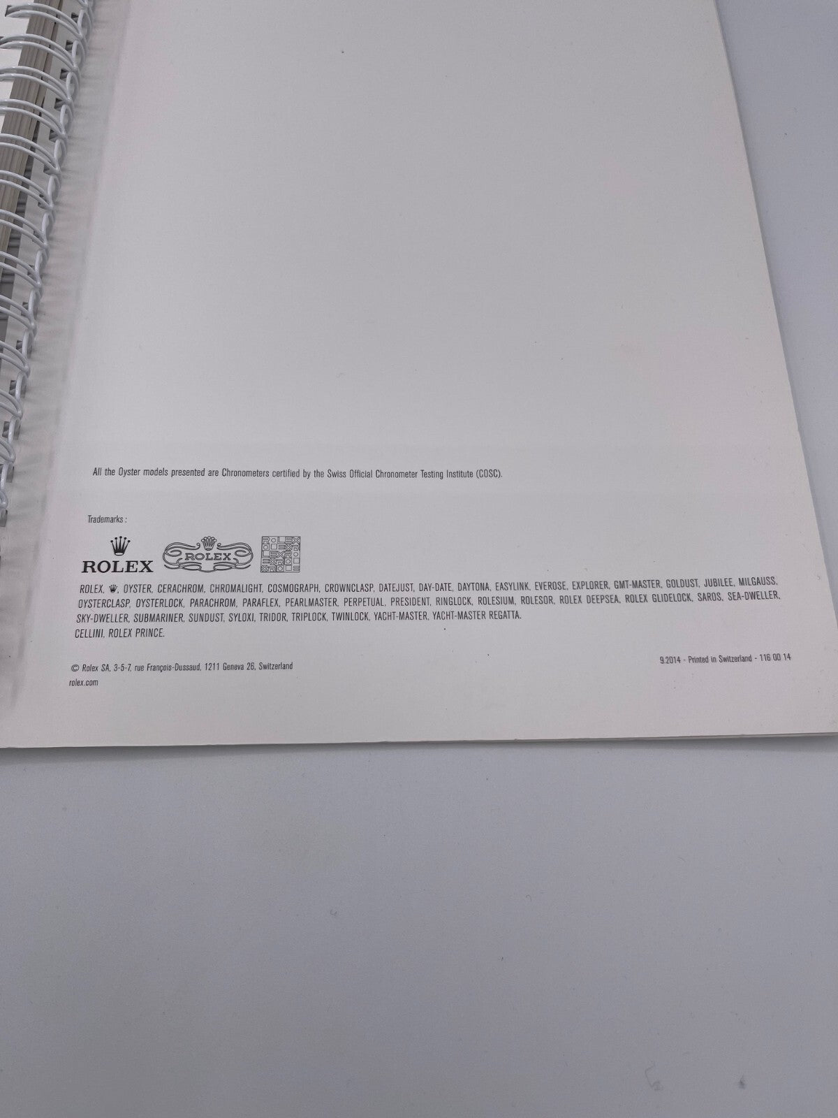 Rolex catalogo rivenditori libro dealer catalogue book 2014/15