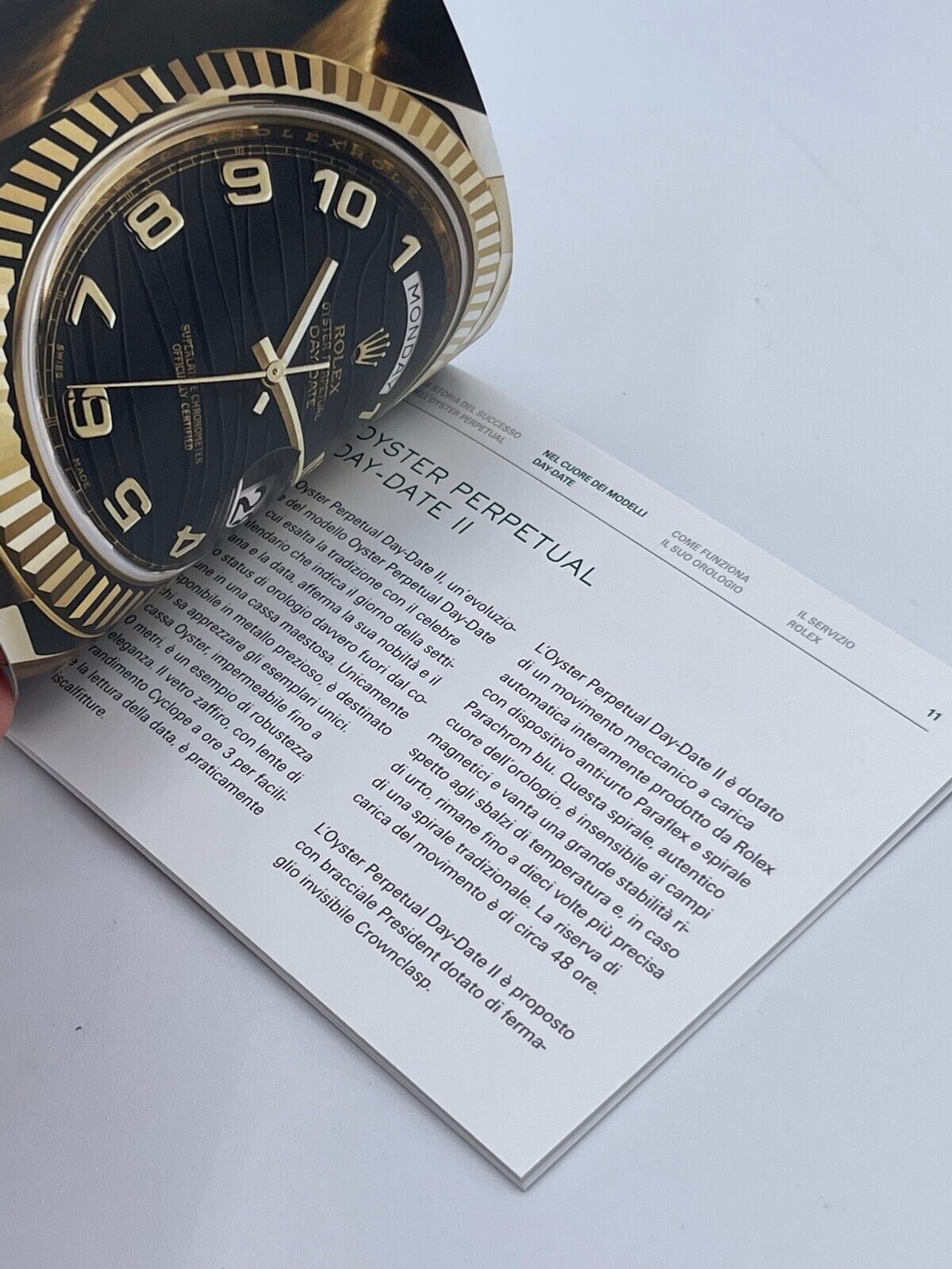 Rolex Day-Date D-D II 2 libretto corredo orologio italiano originale 1980 - 2012