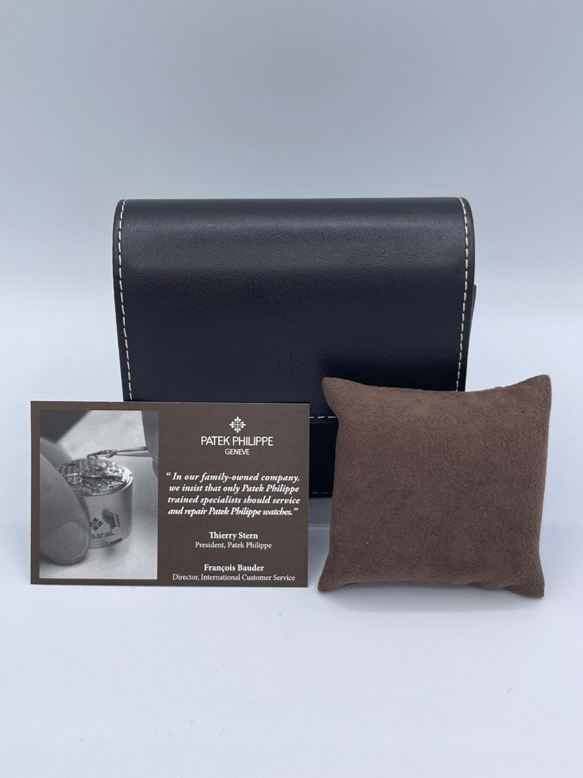 Patek Philippe Nautilus Calatrava custodia orologio service watch travel box new