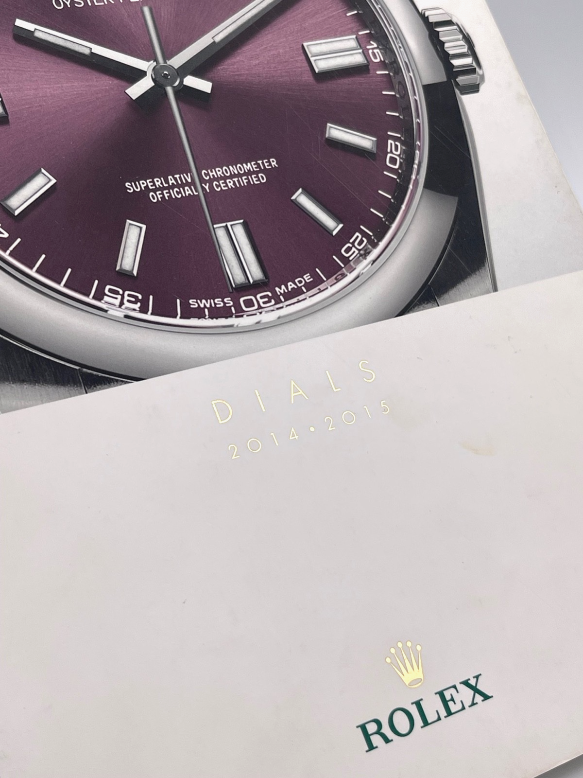 Rolex catalogo quadranti dials catalogue book 2014/15