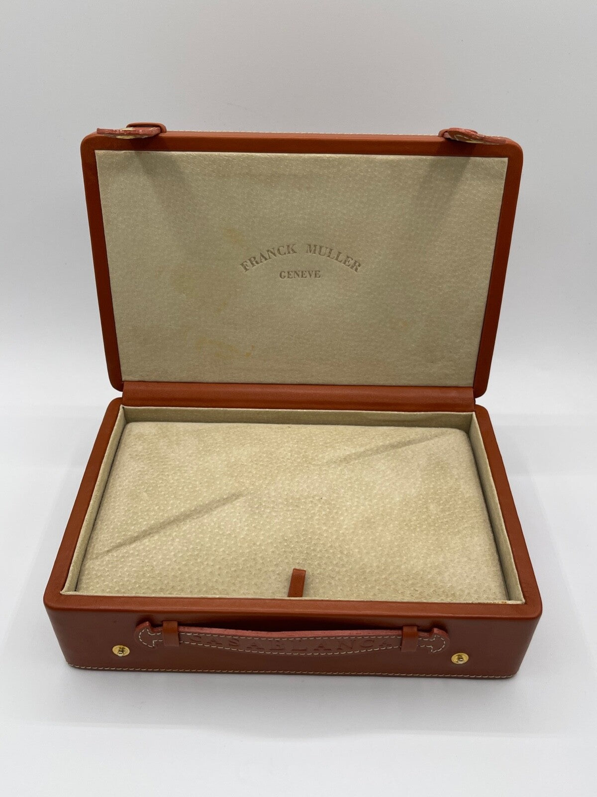 Franck Muller Casablanca scatola orologio marrone watch box