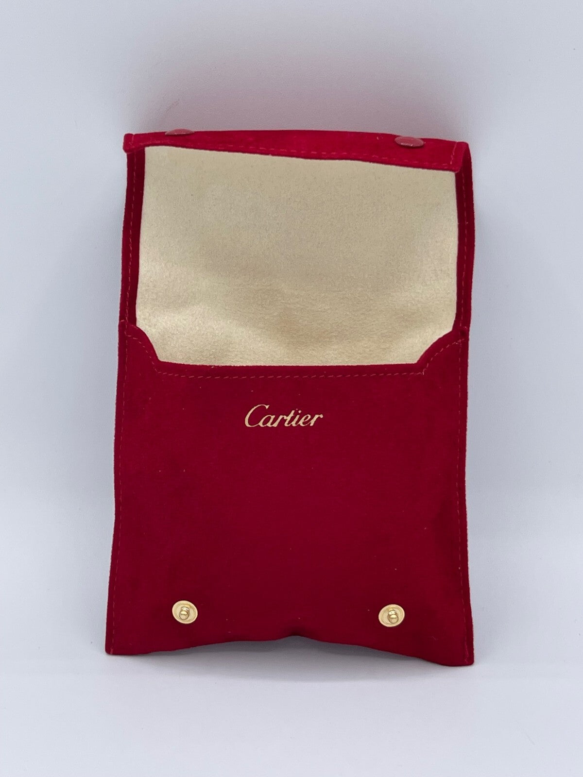 Cartier pochette da viaggio travel box clutch rosso red new