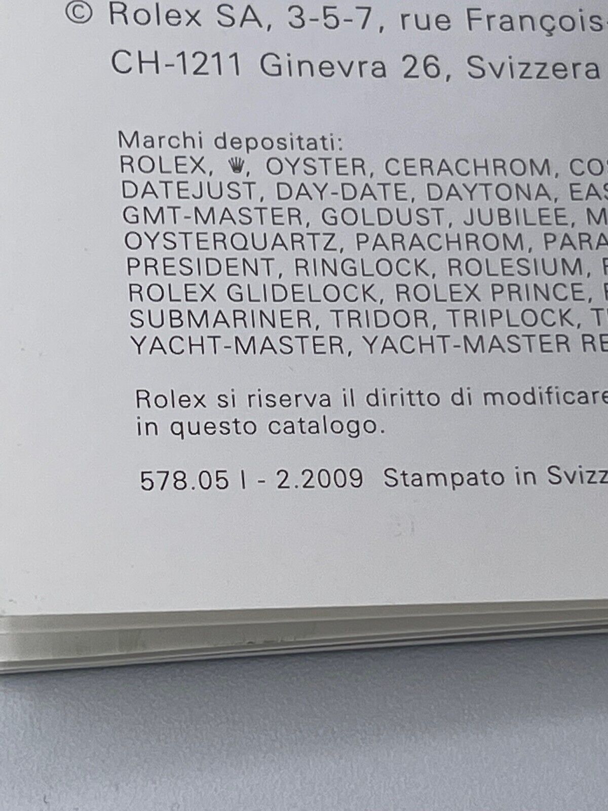 Rolex Oyster Perpetual O.P. Date libretto corredo italiano originale 2009 - 2021