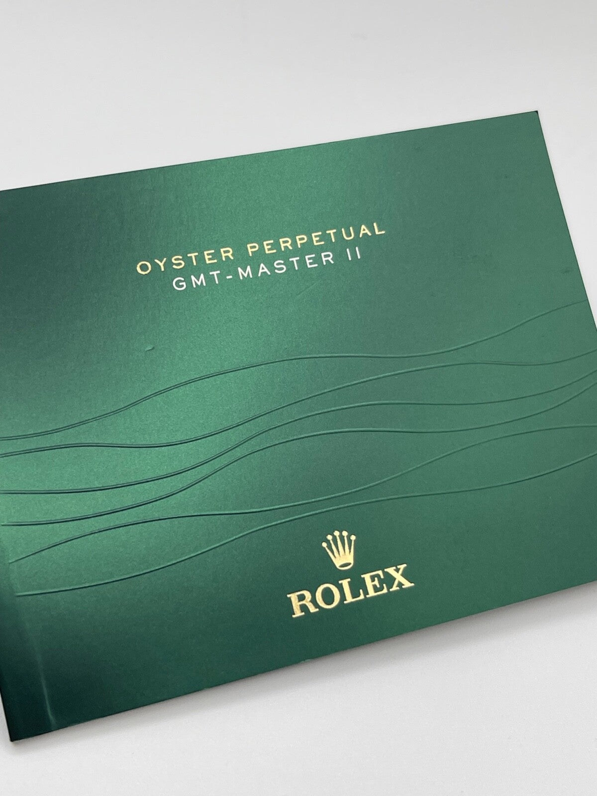 Rolex Gmt-Master II libretto corredo orologio watch booklet anno 2012 inglese