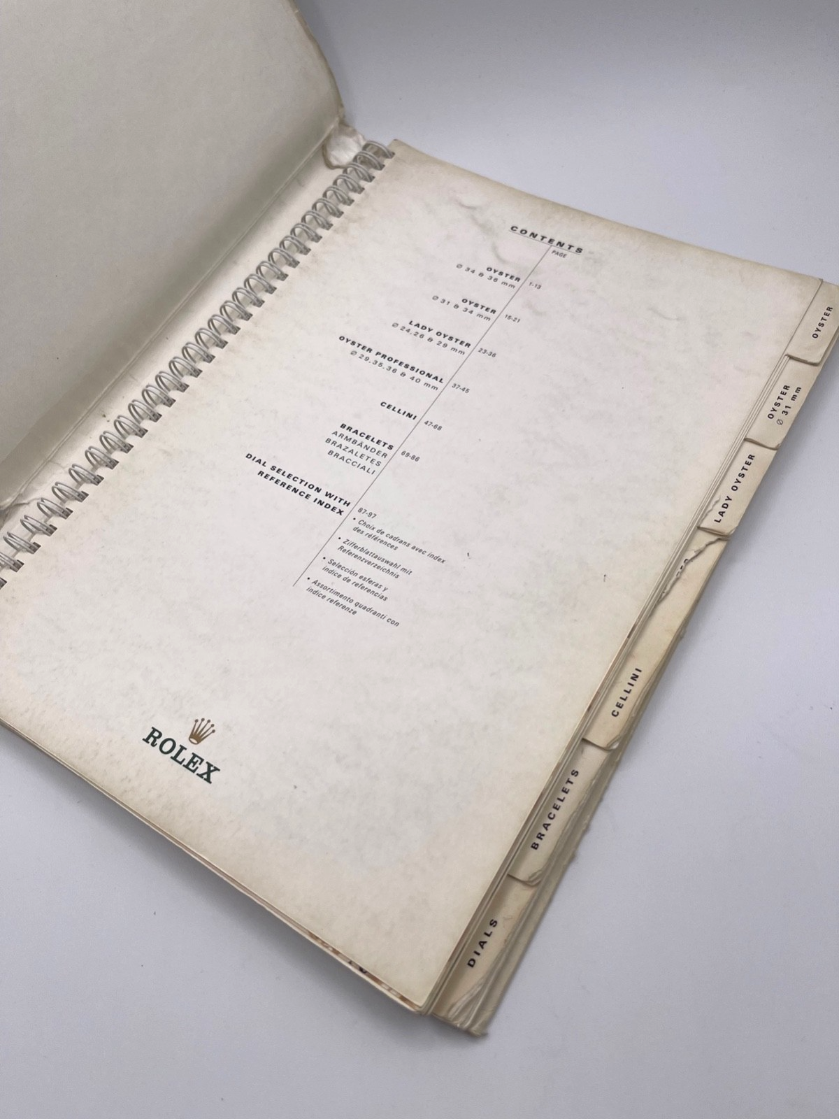 Rolex catalogo rivenditori libro dealer catalogue book 2000/01