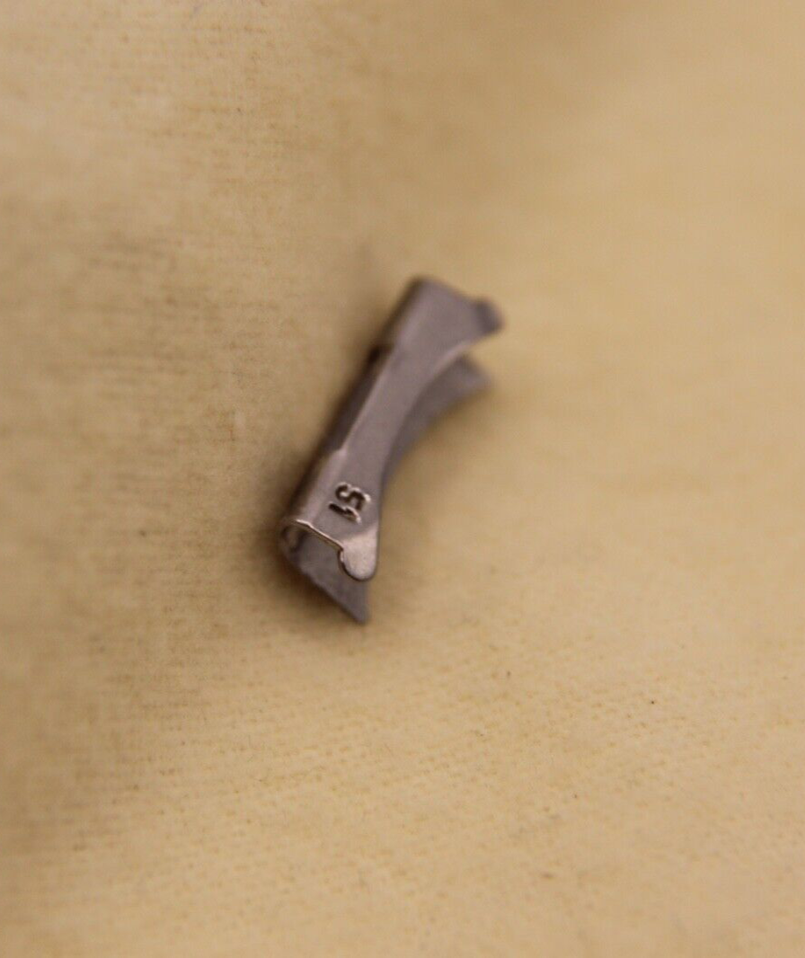 Rolex finale end link 51 acciaio steel 17 mm