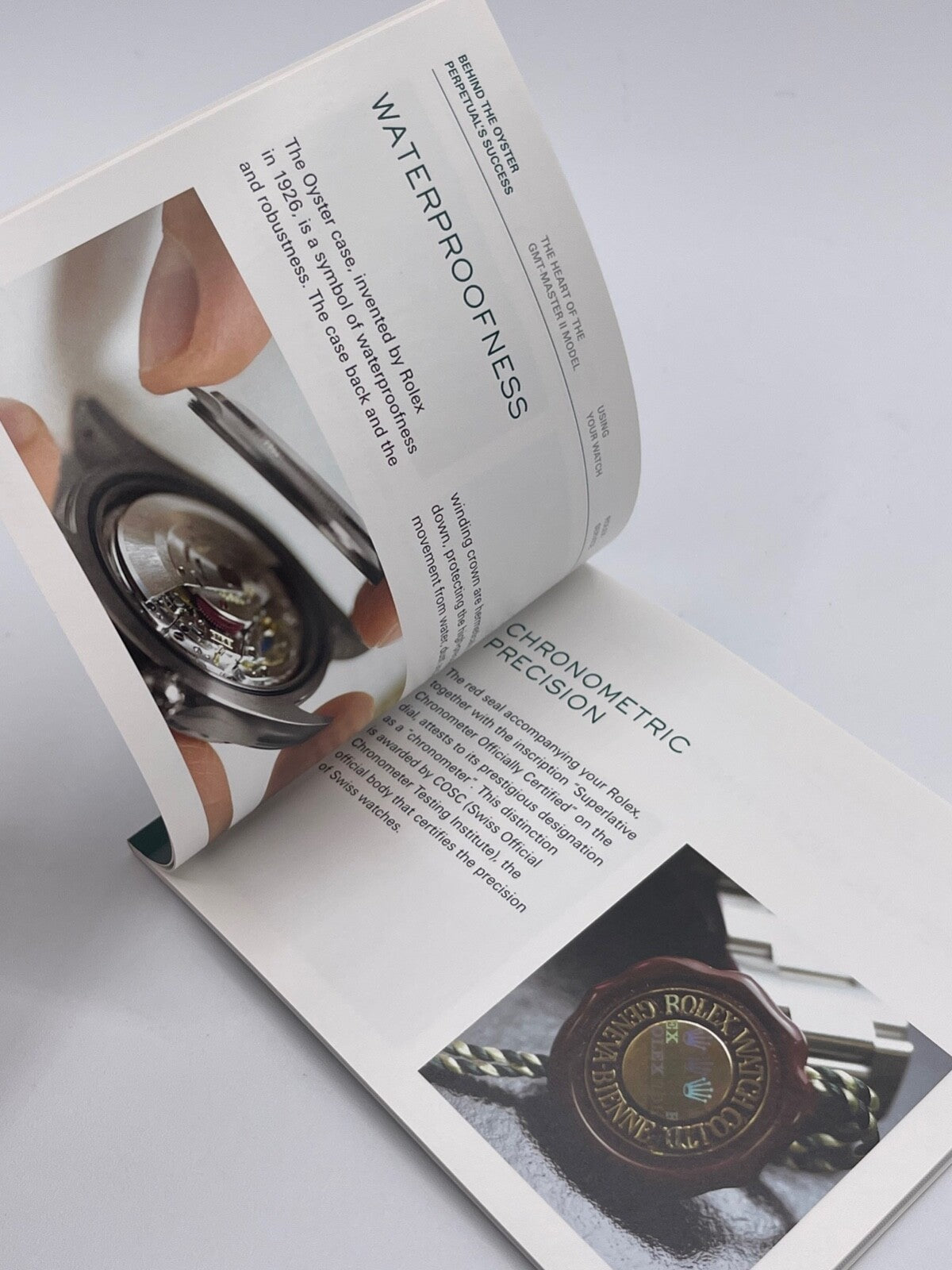 Rolex Gmt-Master II libretto corredo orologio watch booklet anno 2012 inglese