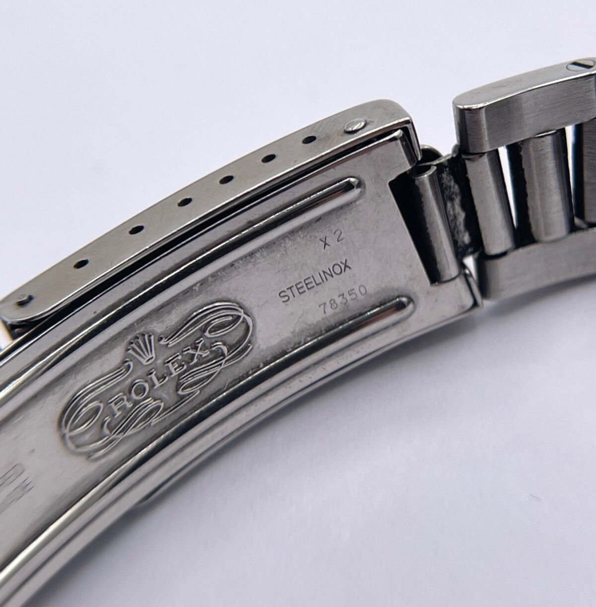 Rolex Daytona Air-King bracciale 78350 bracelet chiusura "78350 X2" finali 557B