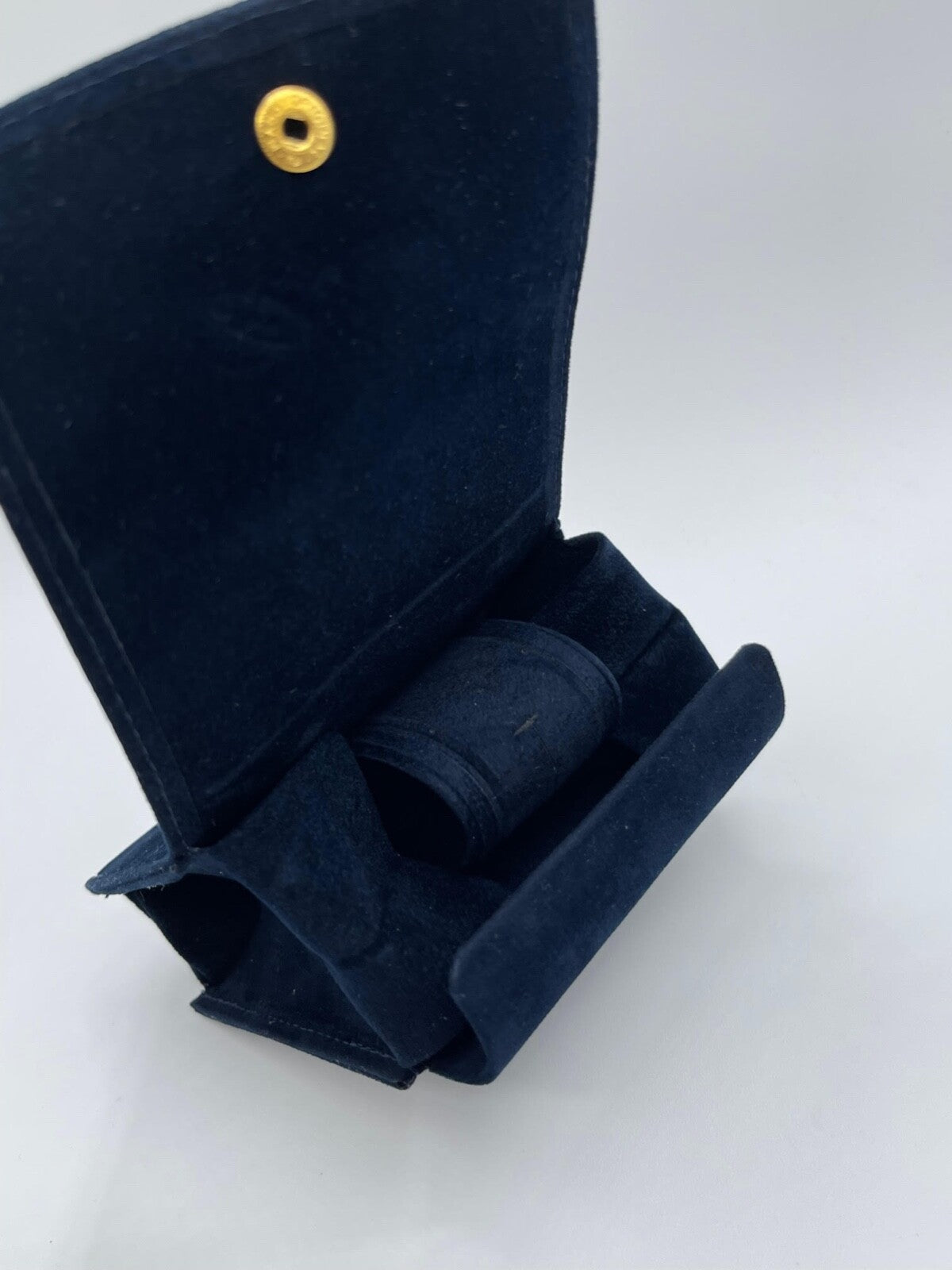 Chopard pochette scatola viaggio travel box orologio blu velluto originale