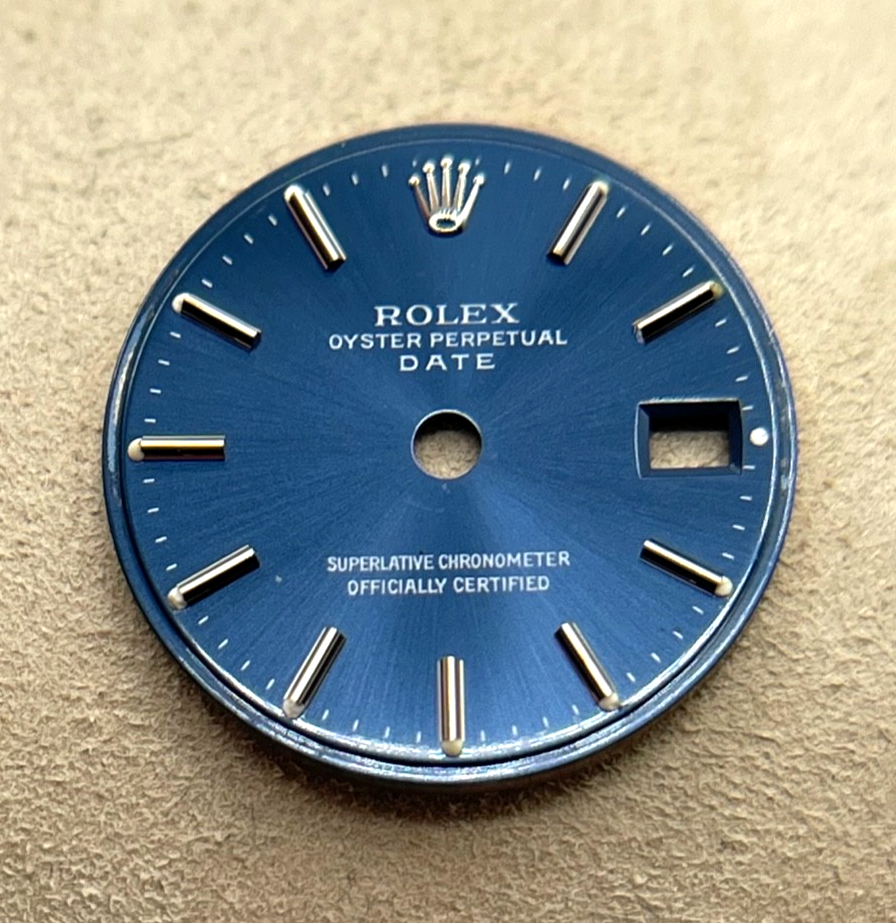 Rolex Oyster Perpetual Date 26mm quadrante blu dial "T swiss made T"