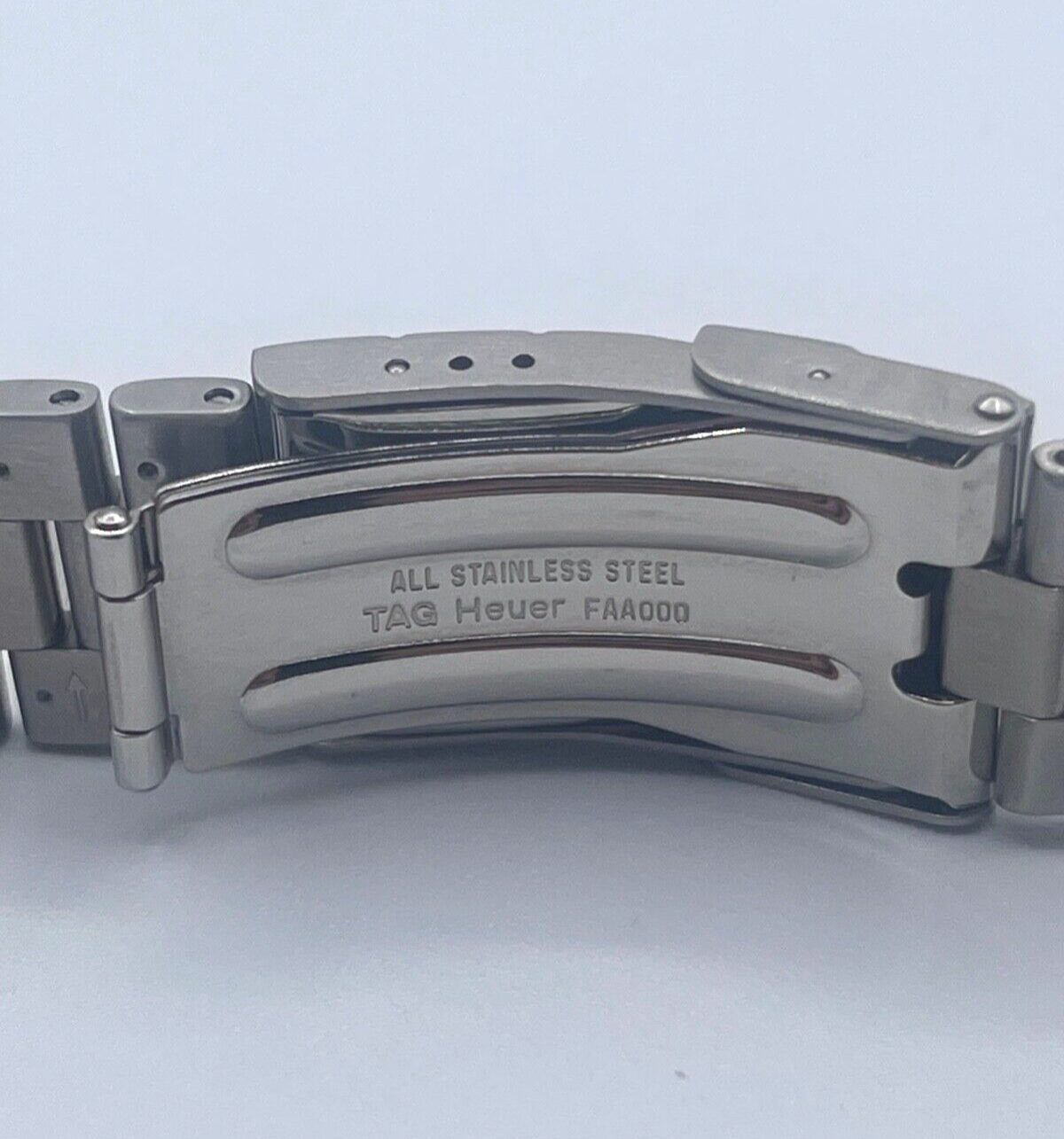 Tag heuer bracciale orologio acciaio steel watch bracelet 20mm "FAA000"