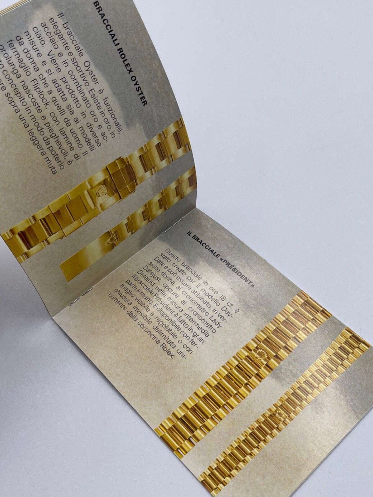 Rolex libretto corredo orologio "il vostro Rolex Oyster" italiano 1980 - 2008