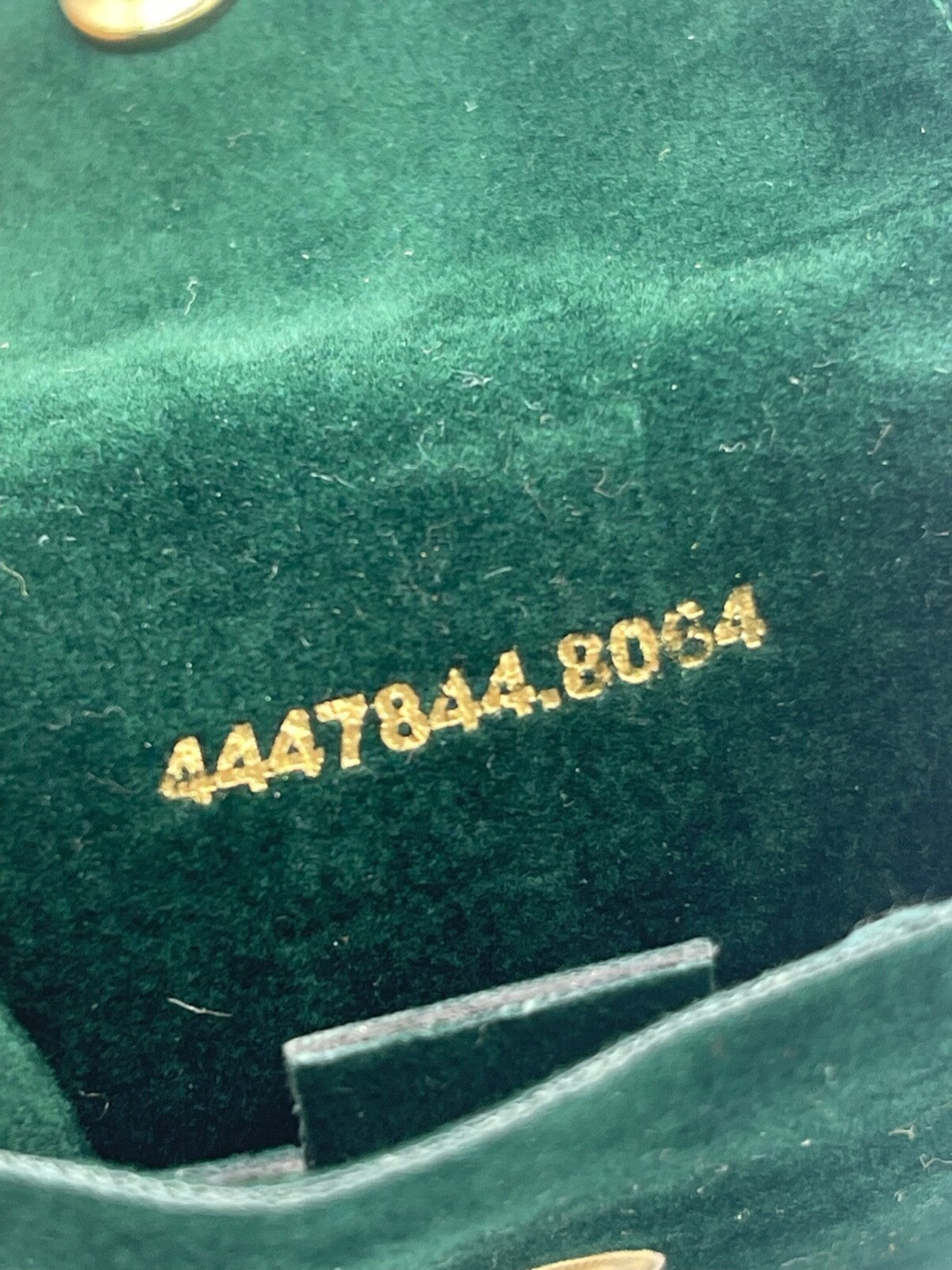 Rolex pochette porta orologio travel box verde ref. 4447844.8064