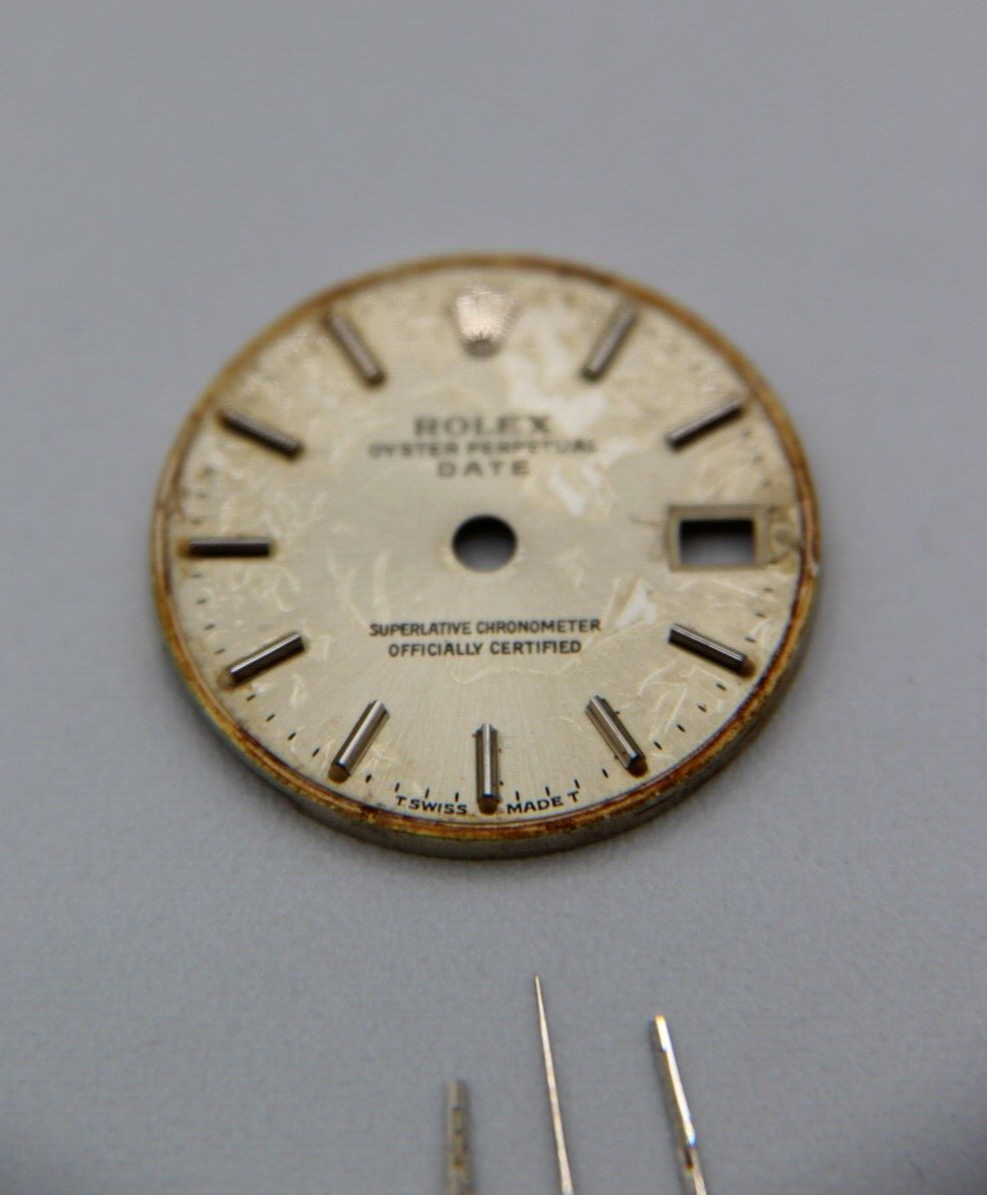 Rolex Oyster Perpetual Date 26mm quadrante dial "T swiss made T"+ lancette hands