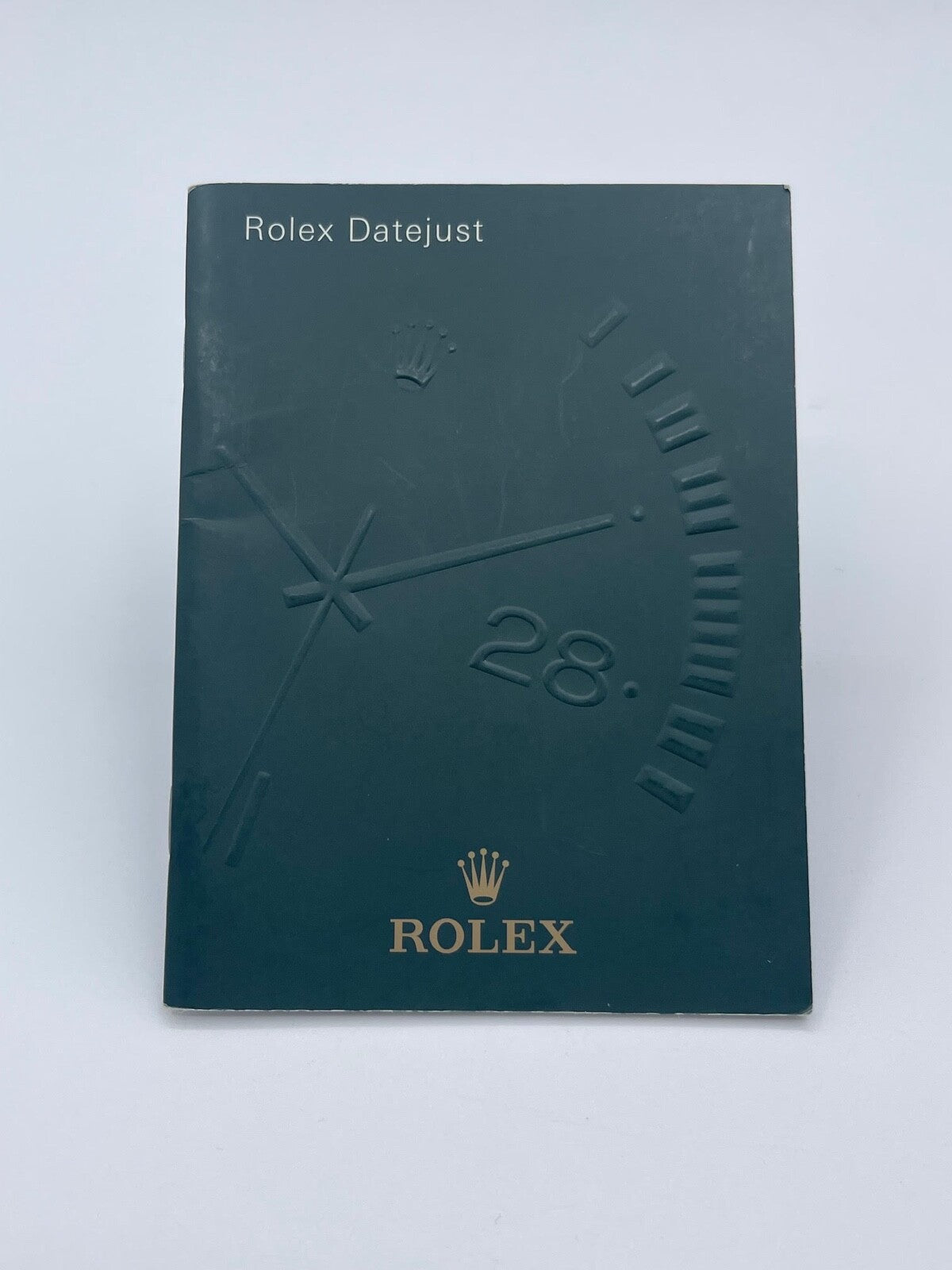 Rolex Datejust libretto corredo orologio watch booklet inglese ( 2001 - 2011 )