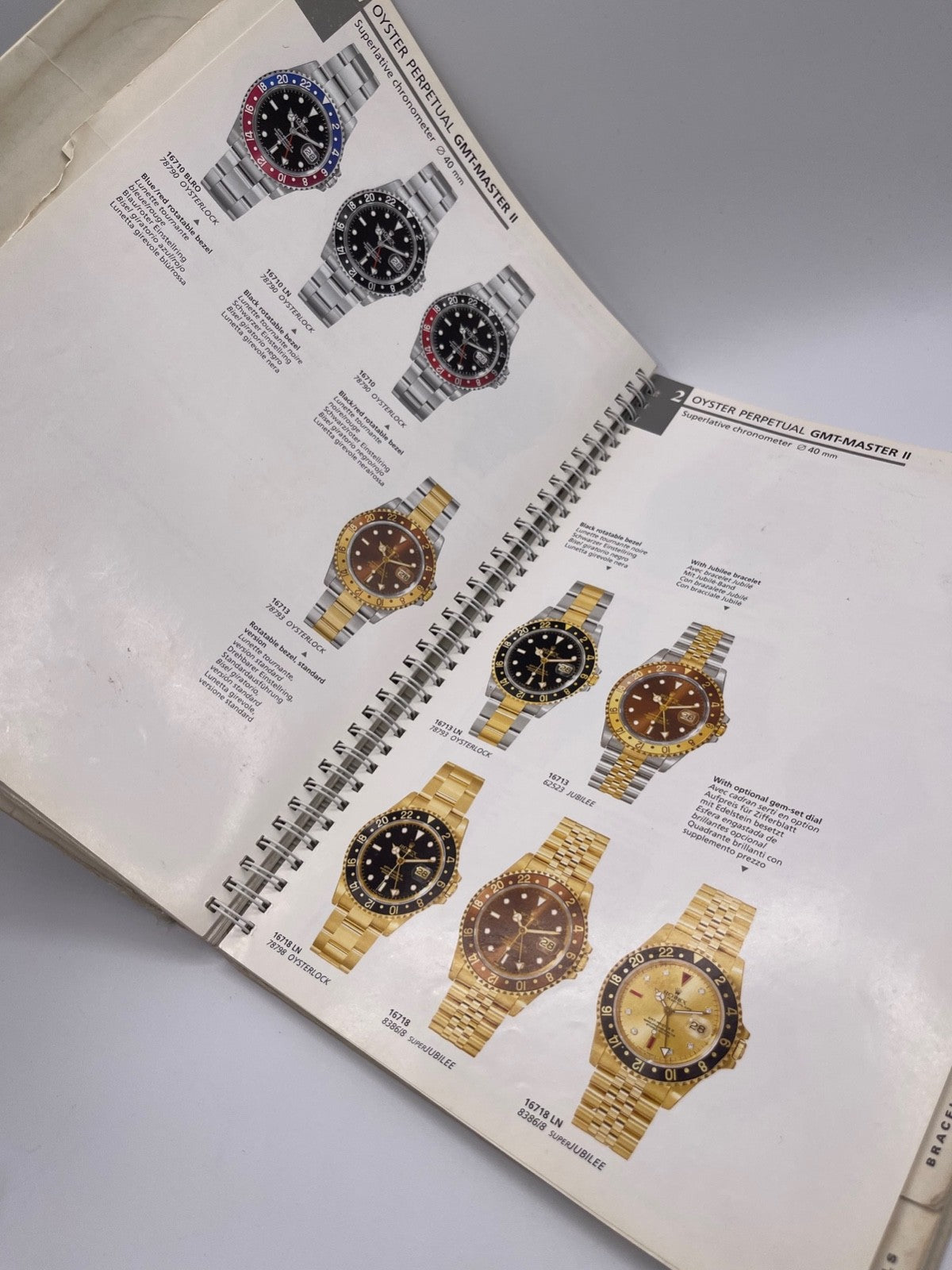 Rolex catalogo rivenditori libro dealer catalogue book 2000/01