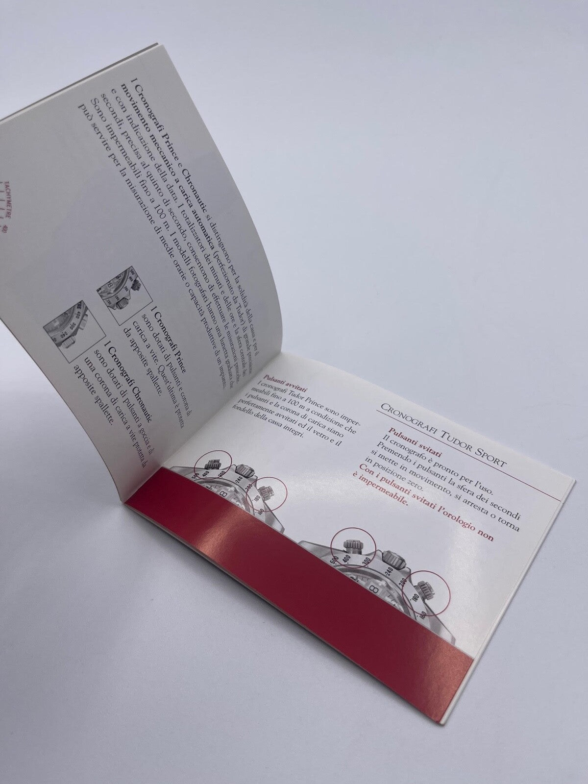 Tudor Prince Hydronaut Monarch libretto orologio italiano ( 2002 - 2006 )