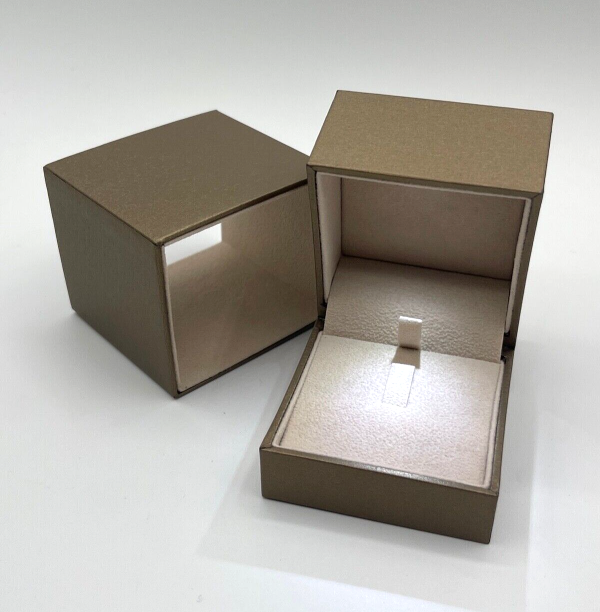 Set scatola anello / orecchini ring /earrings + certificato + price tag gioielli