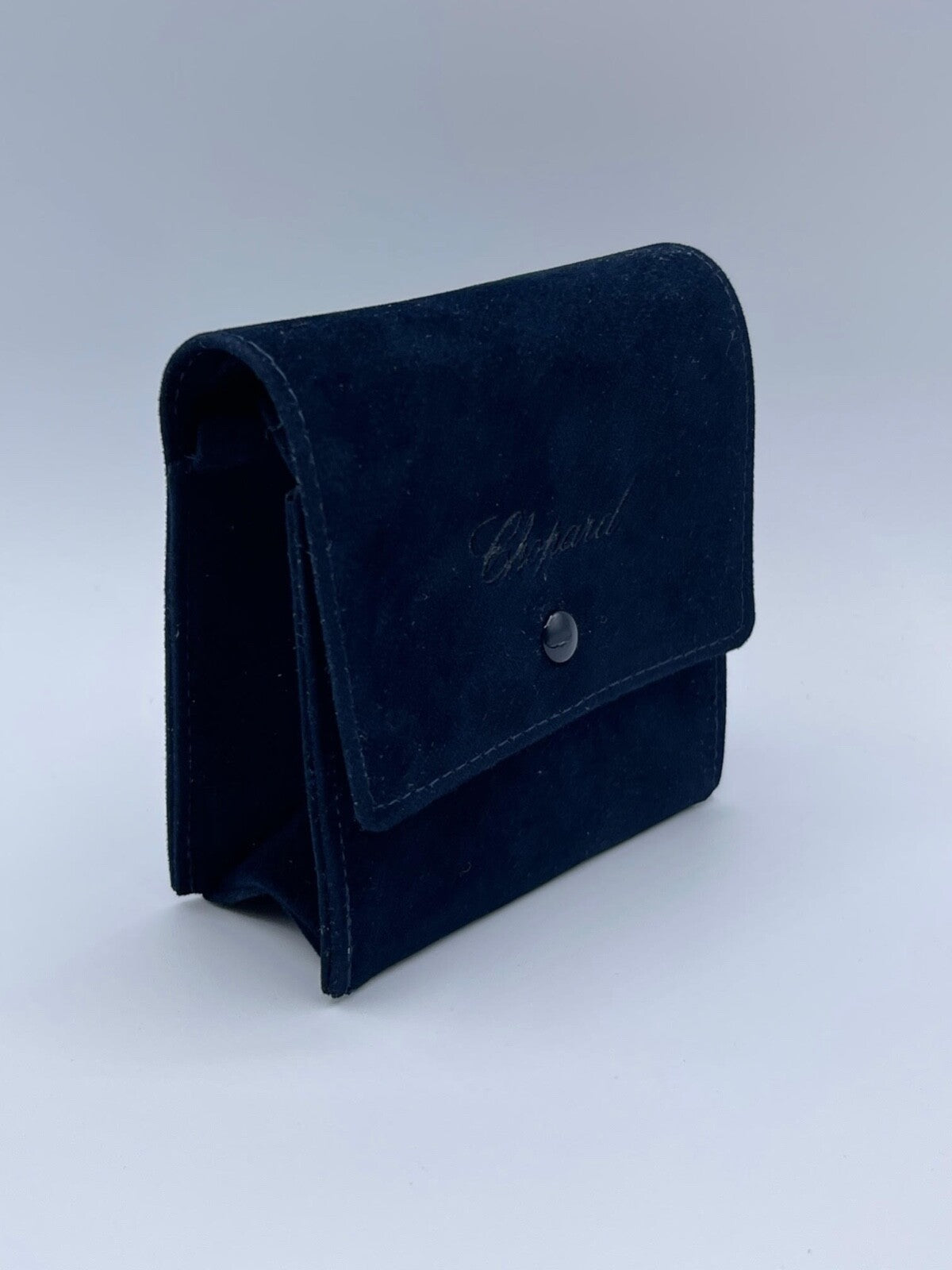 Chopard pochette scatola viaggio travel box orologio blu velluto originale