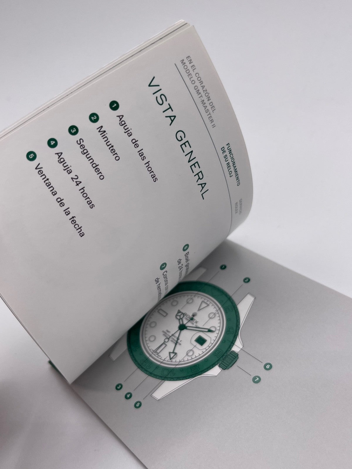Rolex Gmt-Master II libretto corredo orologio watch booklet 2.2016 spagnolo